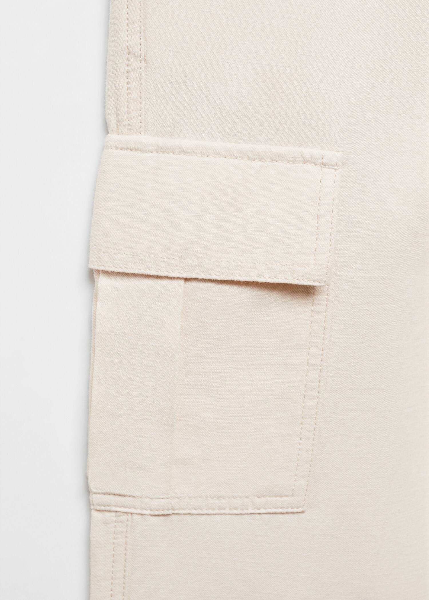 Cargohose aus Baumwolle mit Leinen - Detail des Artikels 8