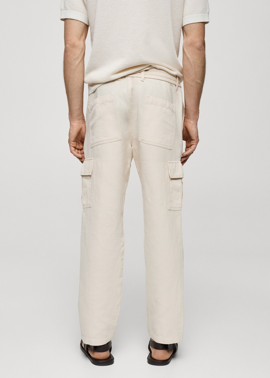 [OpenYy] LINEN CARGO PANTS /追跡付 cargo-loose-linen-pants-epic-