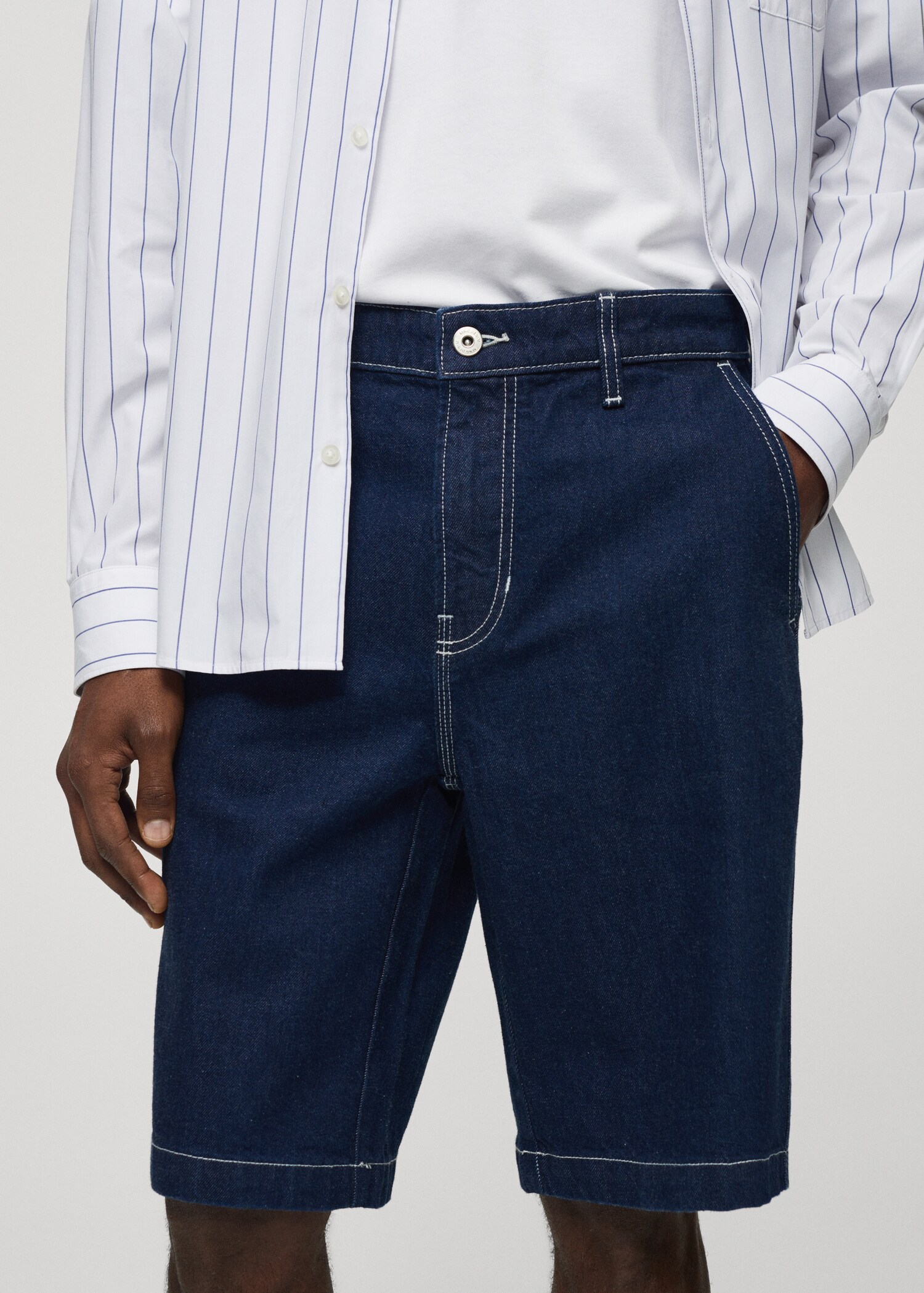 Bermuda en jean coton - Détail de l'article 1