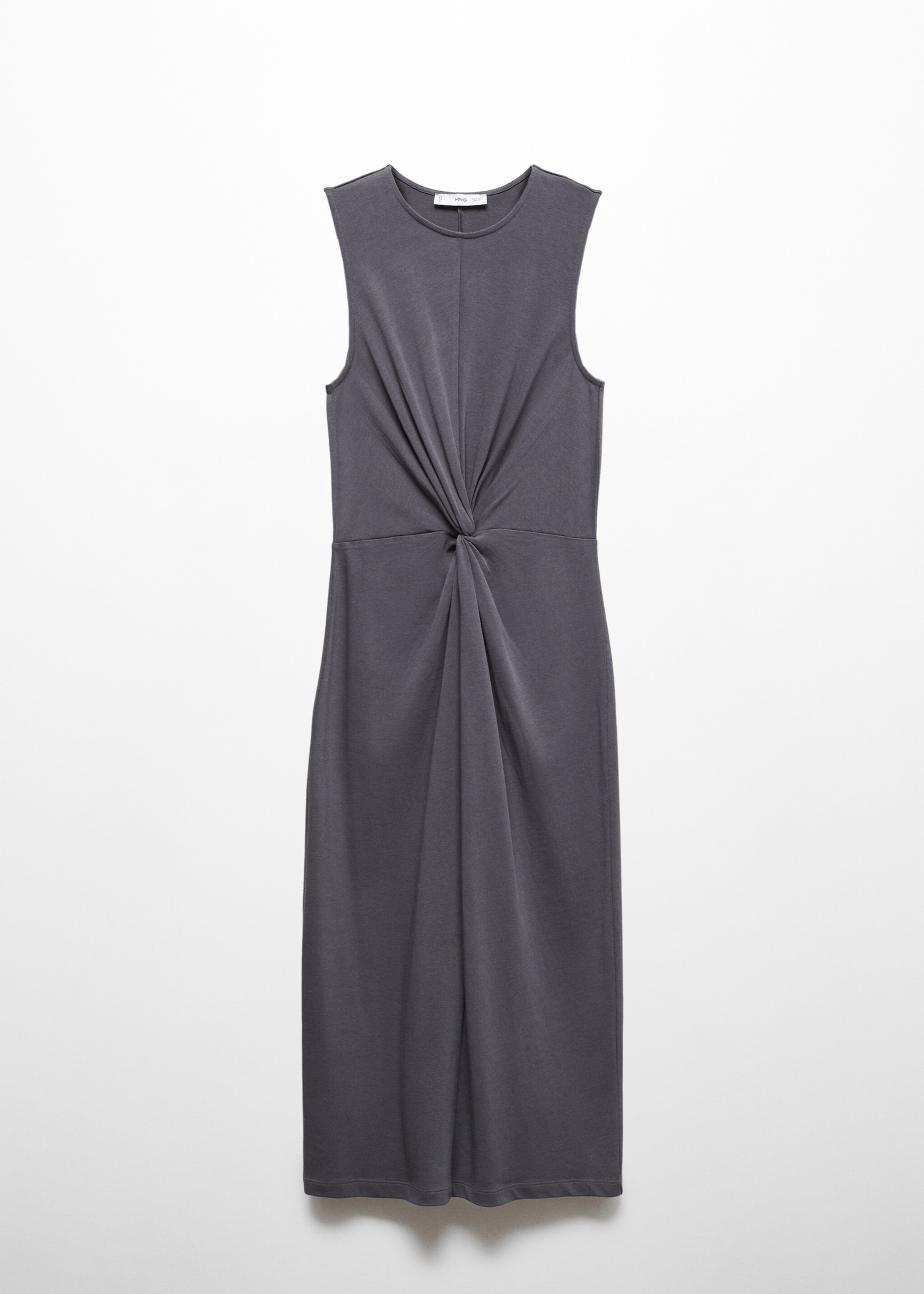 Knotted cotton dress - Article without model