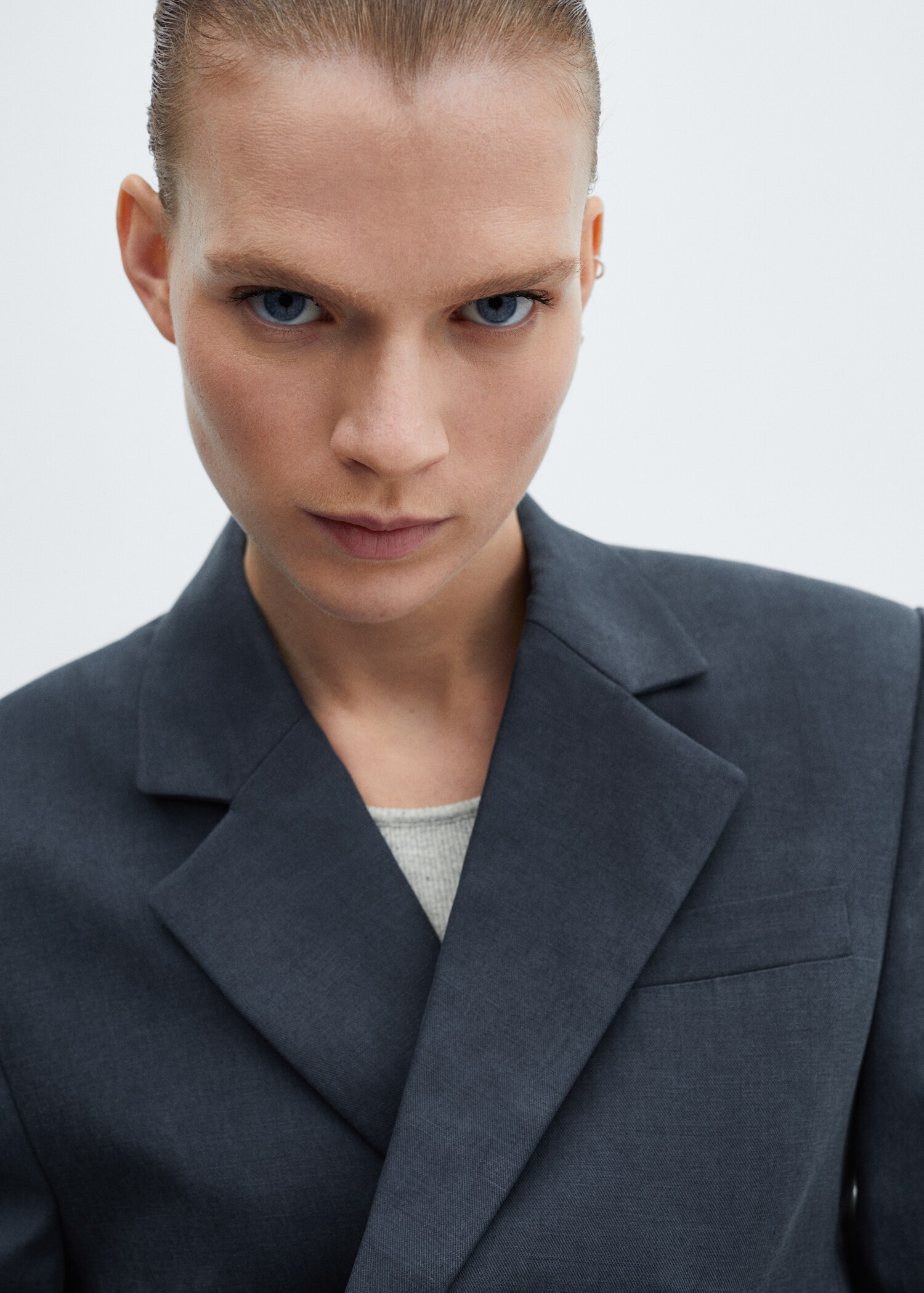 Lyocell structured jacket - Details of the article 1