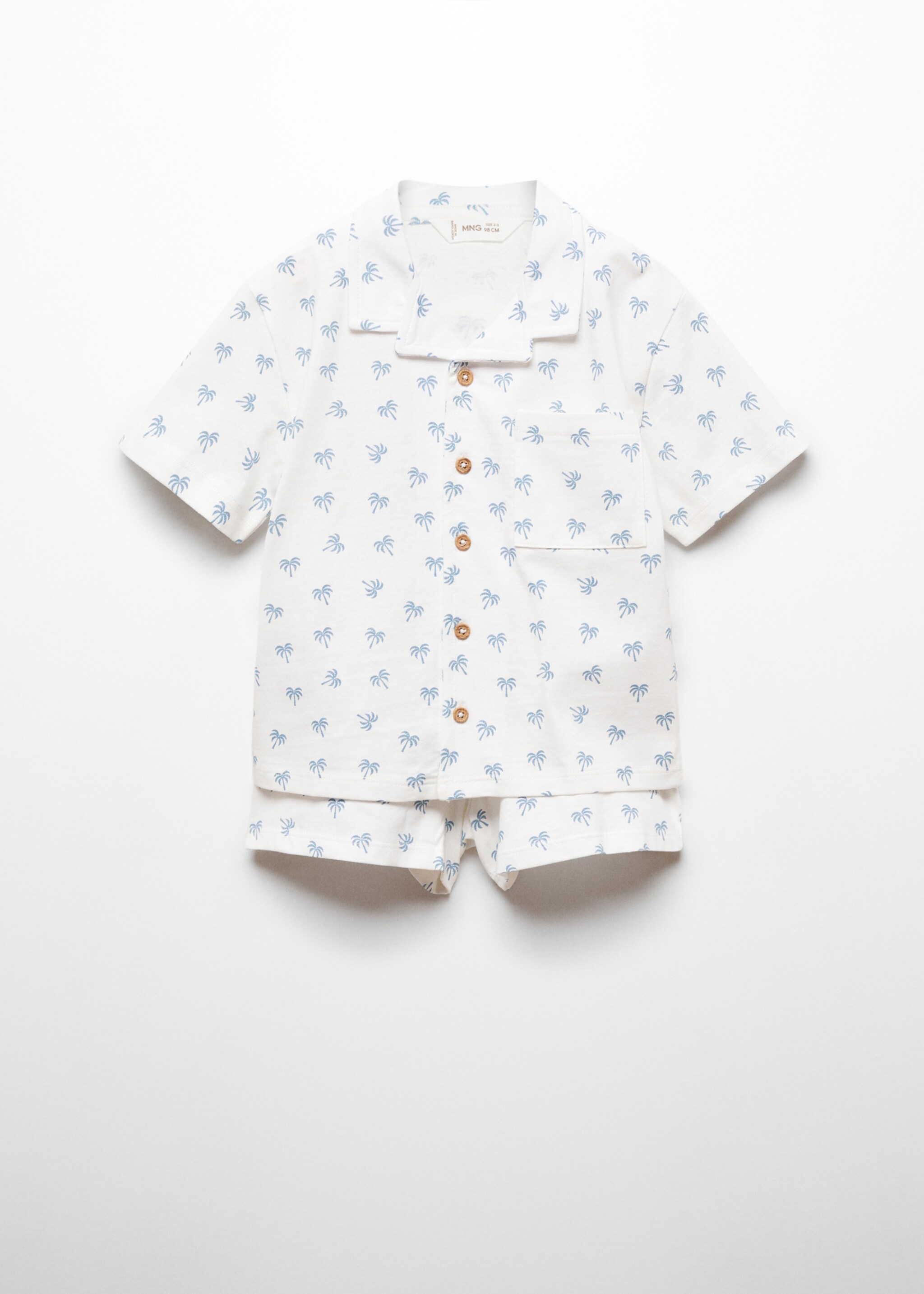 Kurzer Print-Pyjama - Artikel ohne Model