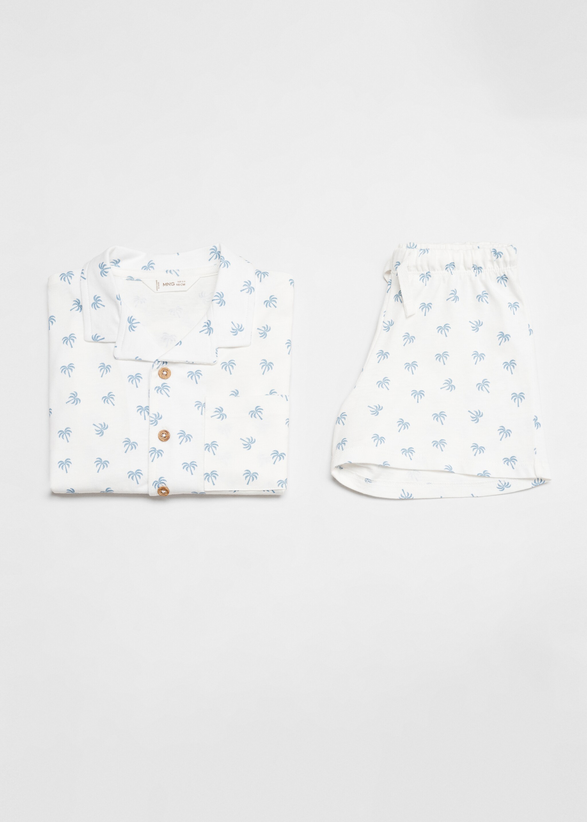Kurzer Print-Pyjama - Detail des Artikels 8