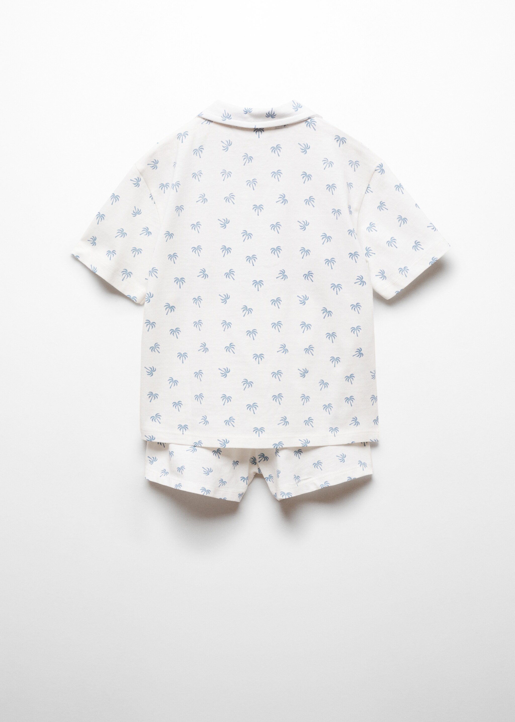 Kurzer Print-Pyjama - Rückseite des Artikels