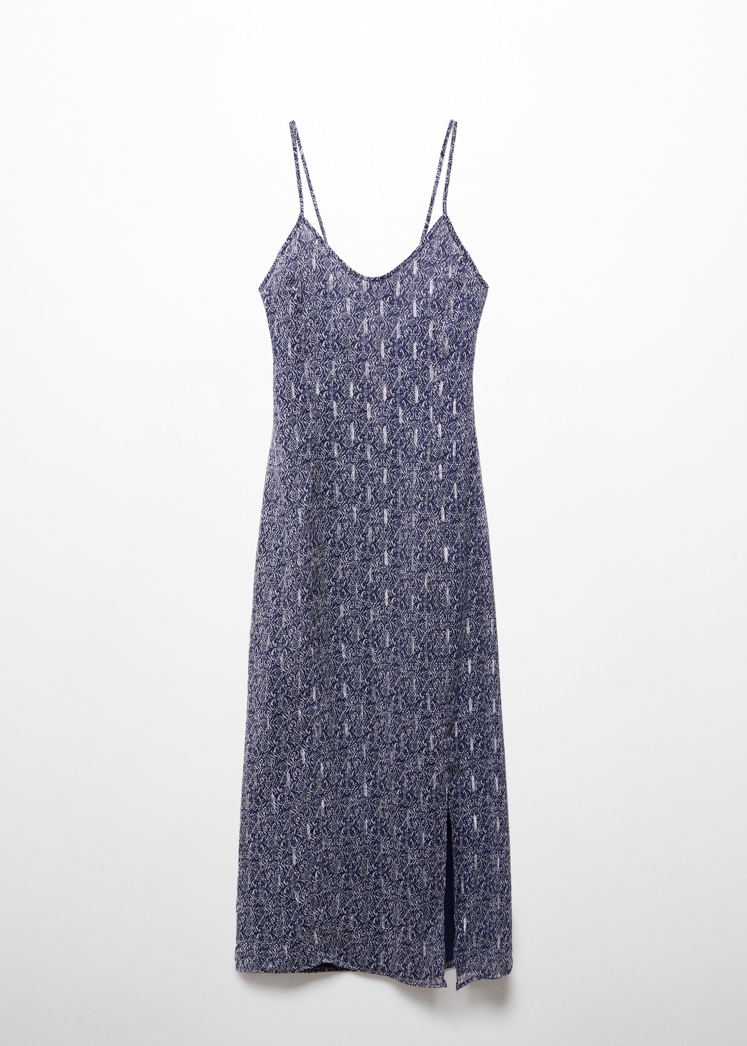 Printed cut-out detail dress - Article without model