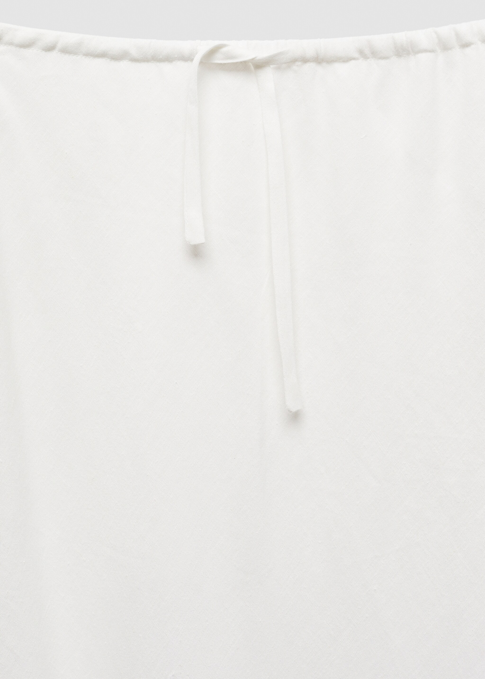 Bow linen skirt - Details of the article 8