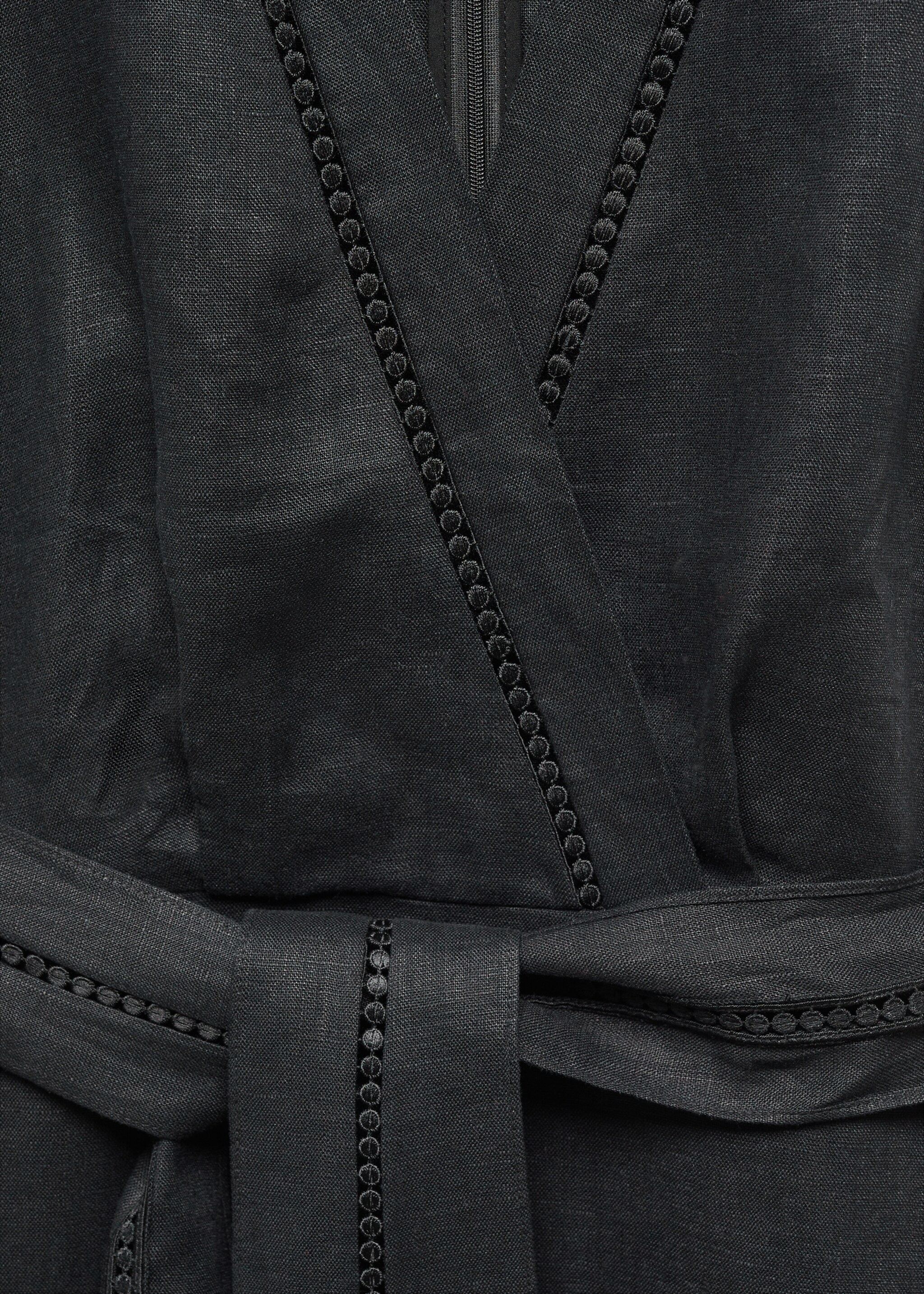 Vestido lazo 100% lino - Detalle del artículo 8