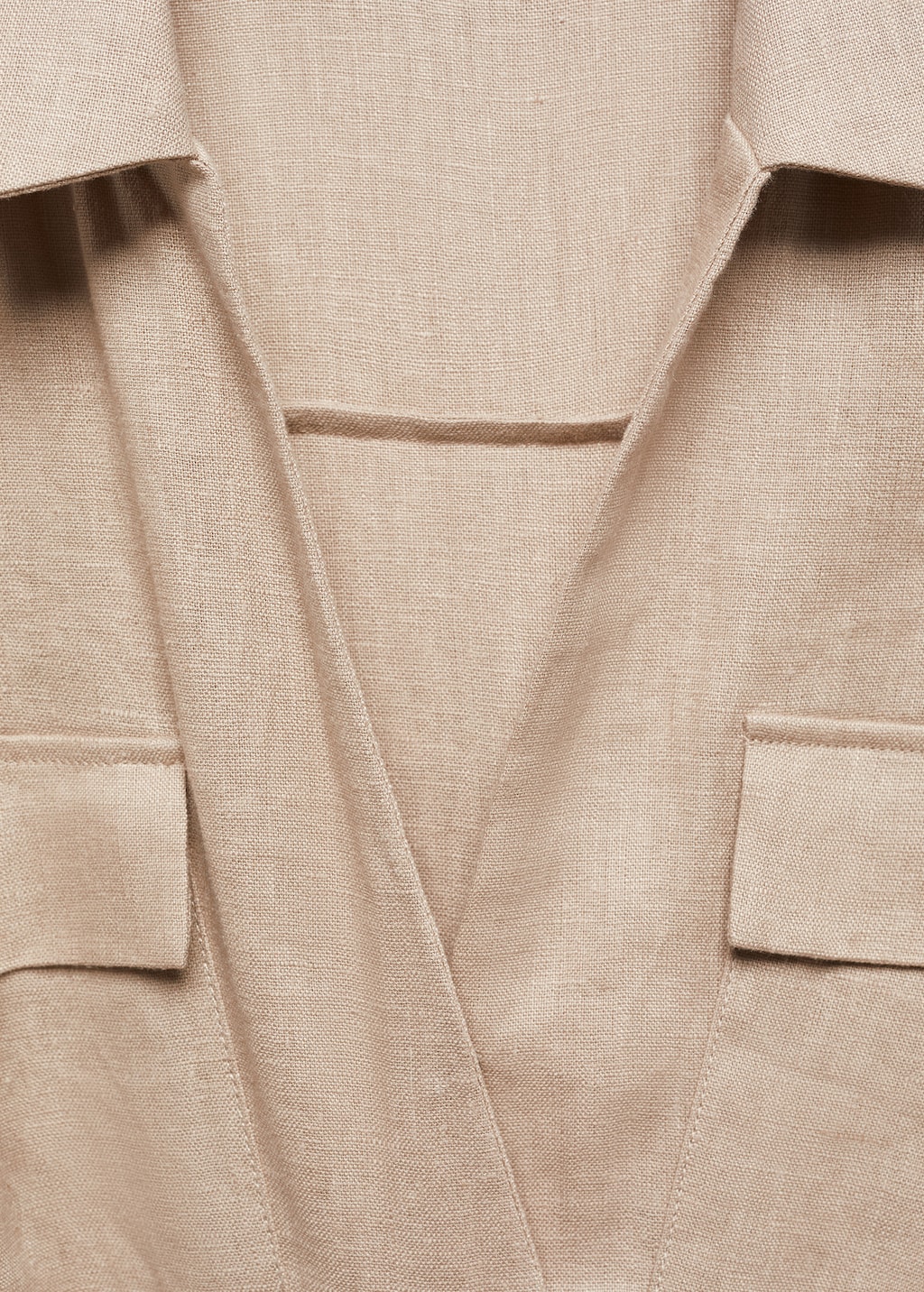 Cargo-style linen jumpsuit - Women | MANGO OUTLET USA