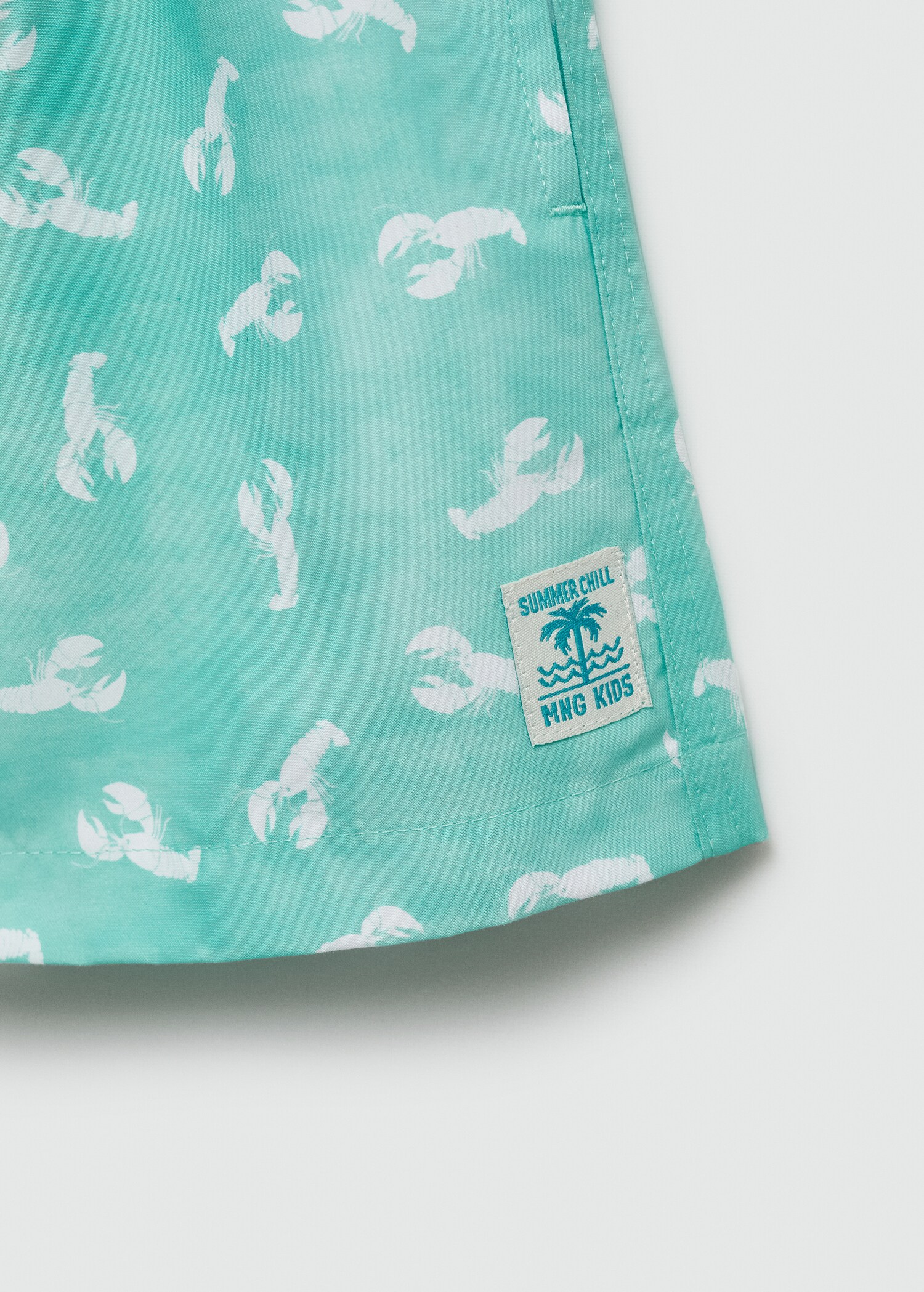 Lobster-print swimming costume - Details of the article 8