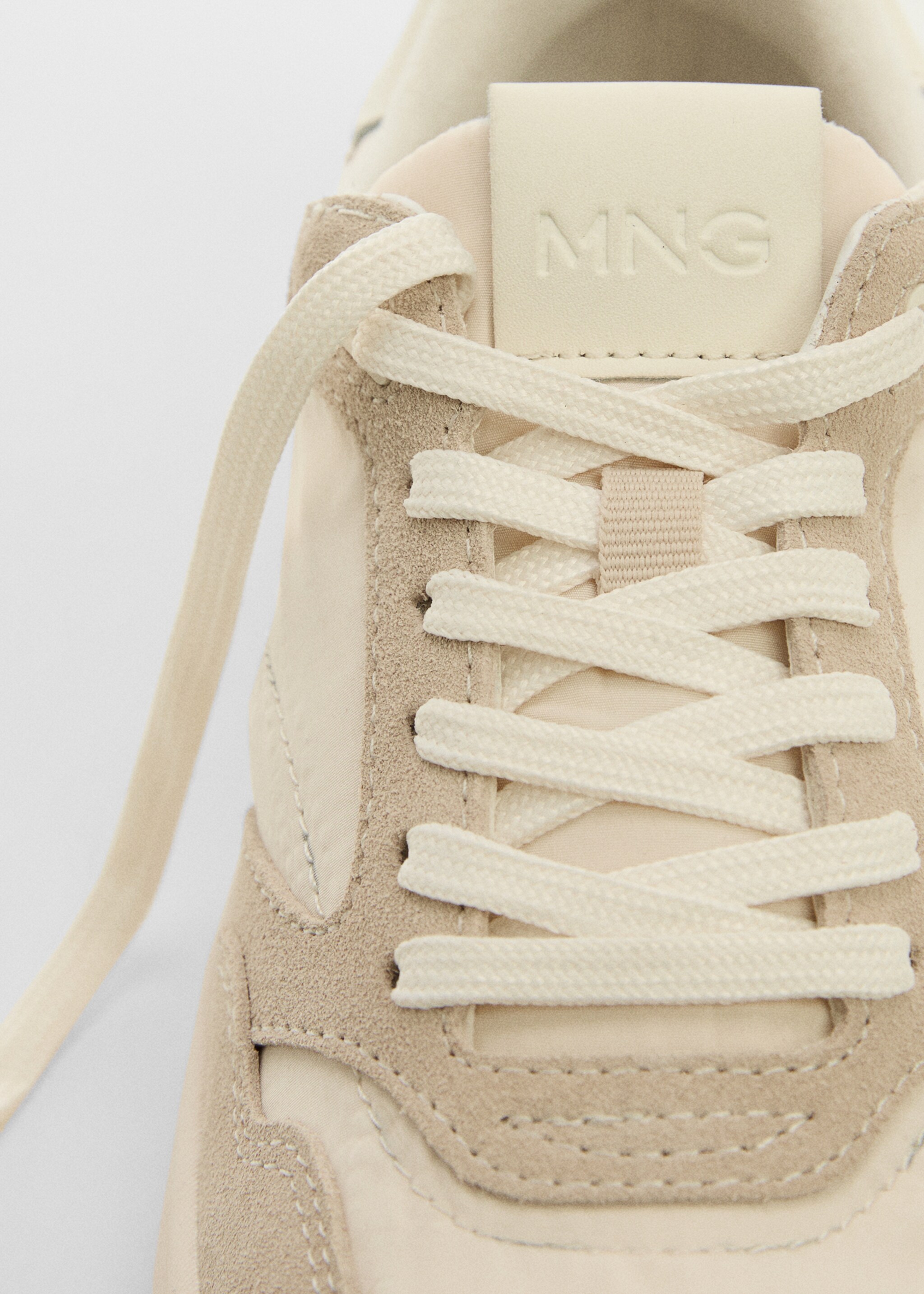 Leather panel sneakers - Details of the article 2