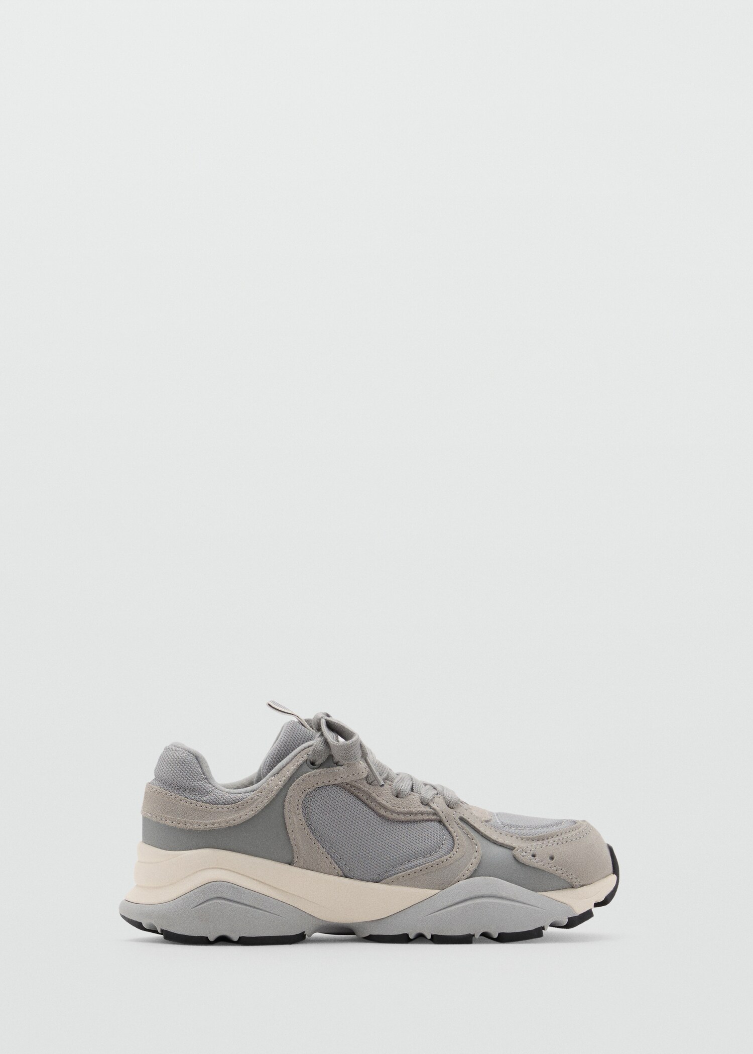 Leather panel sneakers - Article without model