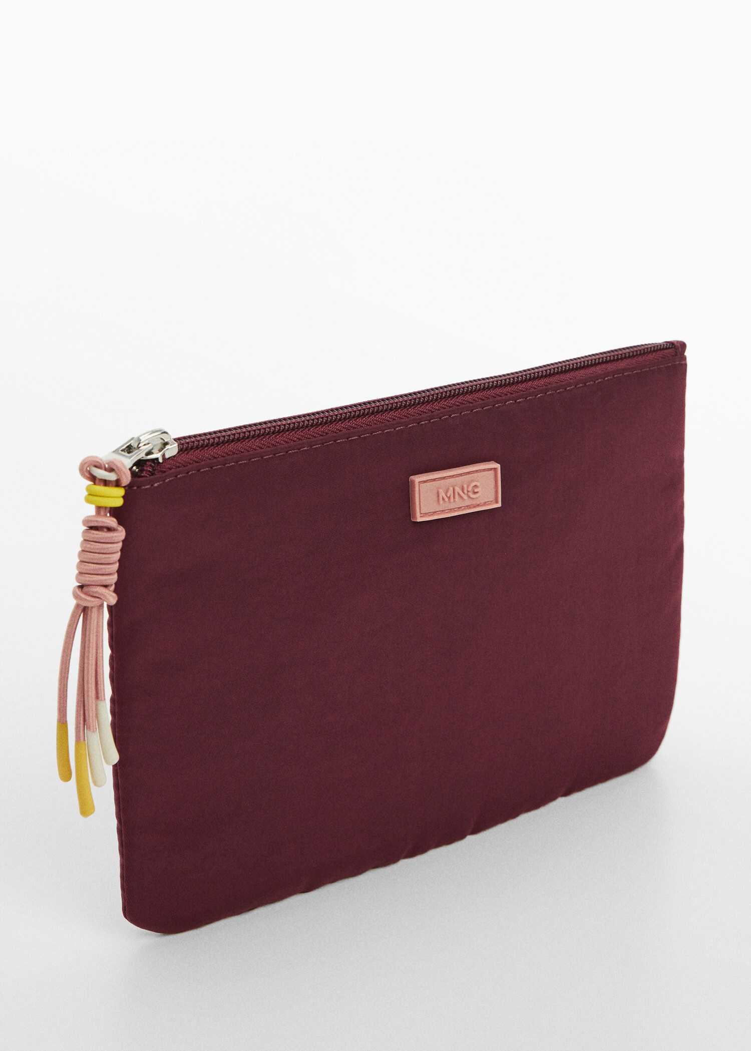 Zip-Kosmetiktasche mit Logo - Mittlere Ansicht