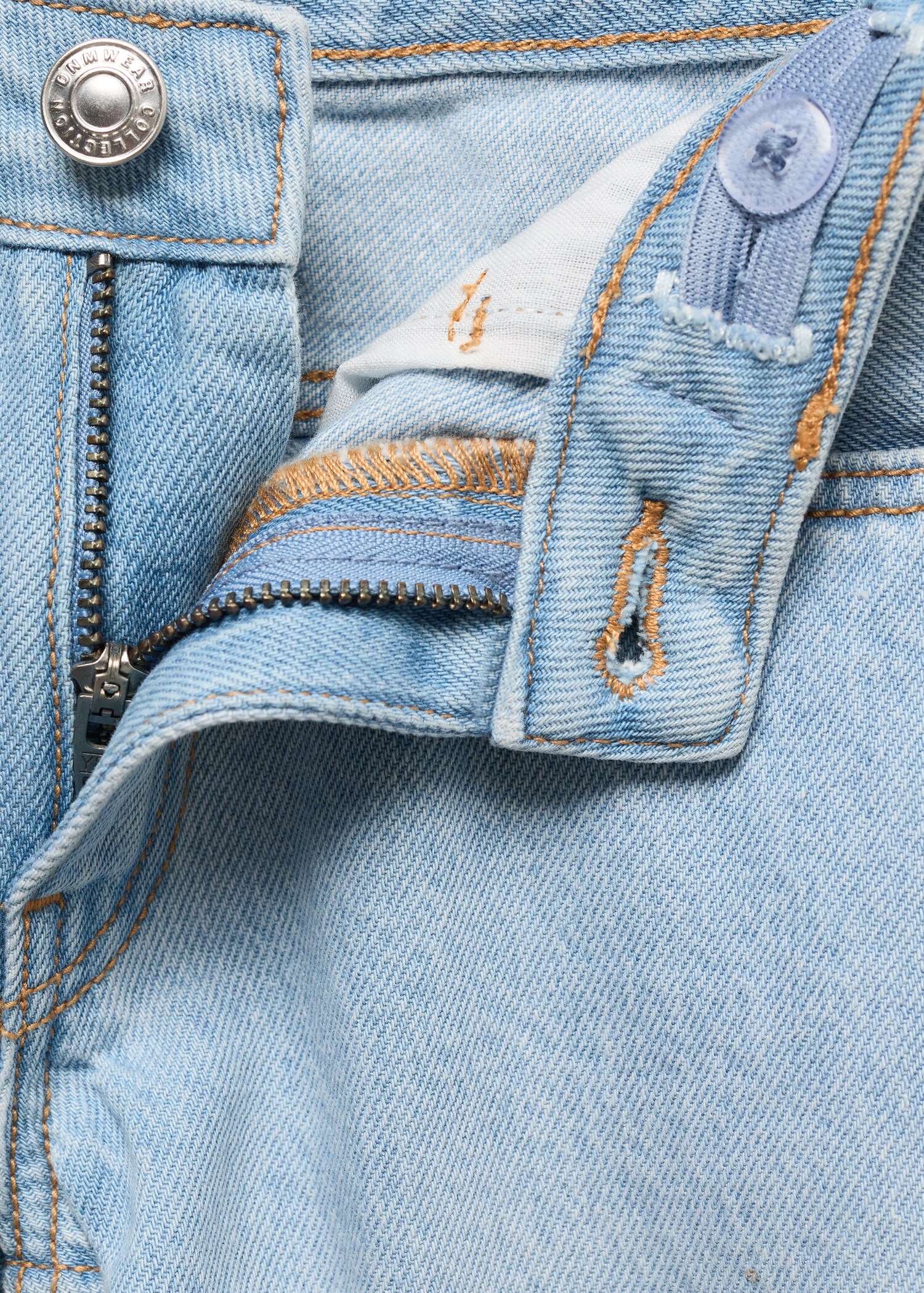 Cotton denim shorts - Details of the article 8