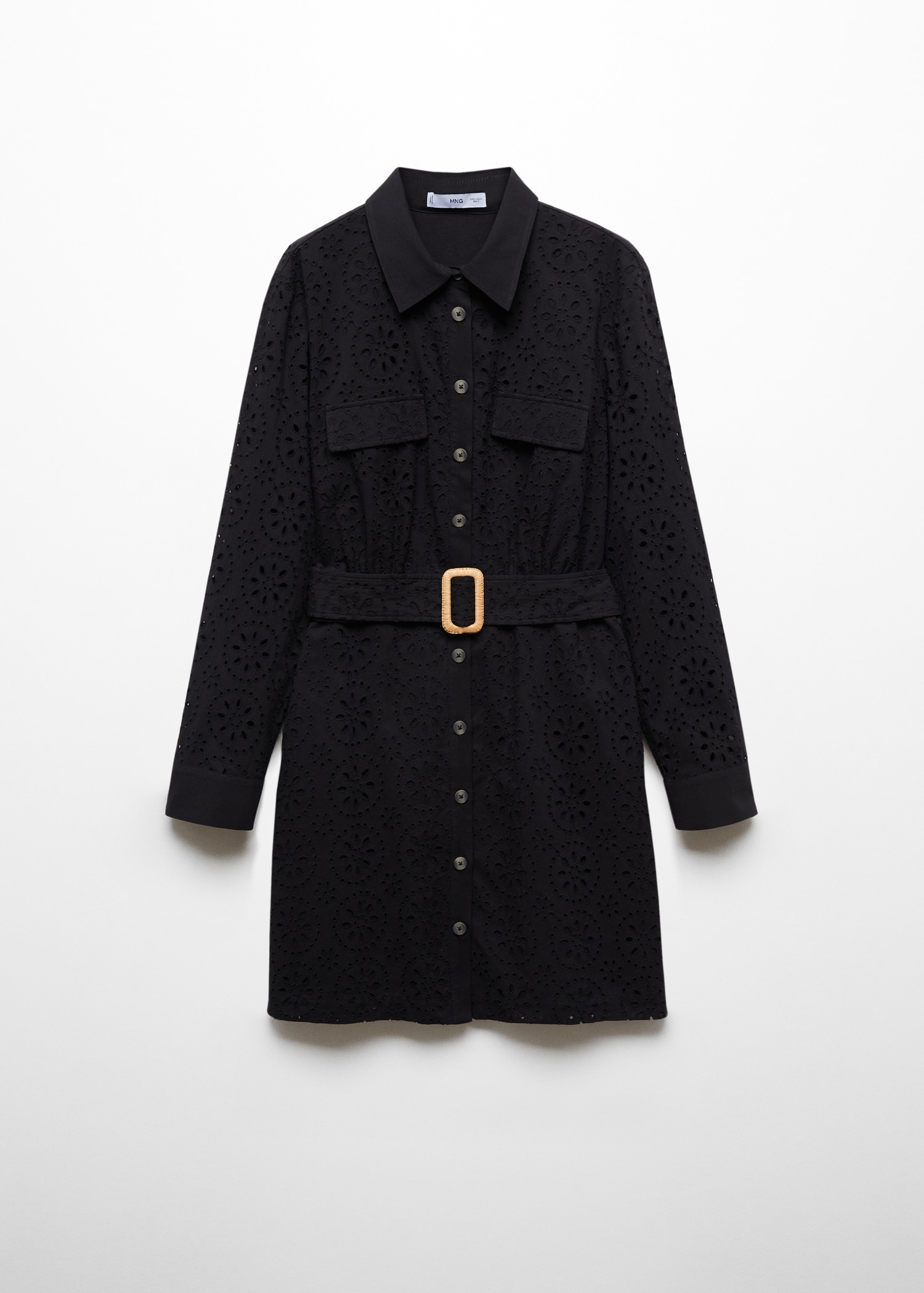 Vestito camicione ricamo svizzero Donna MANGO OUTLET Italia