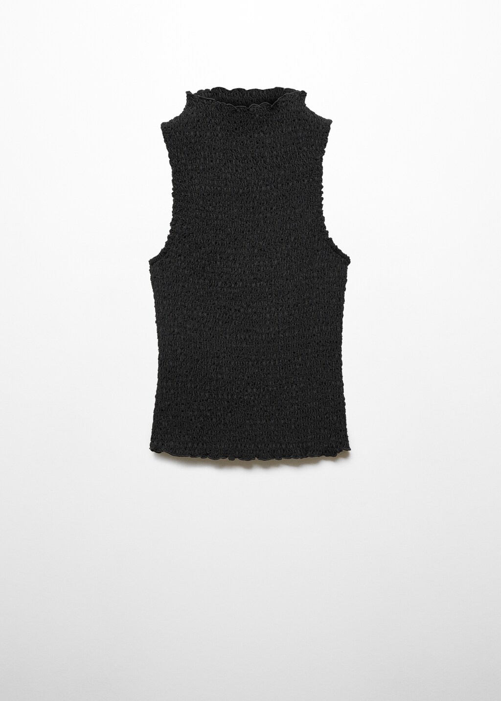 Ruched-texture top - Women | MANGO OUTLET USA