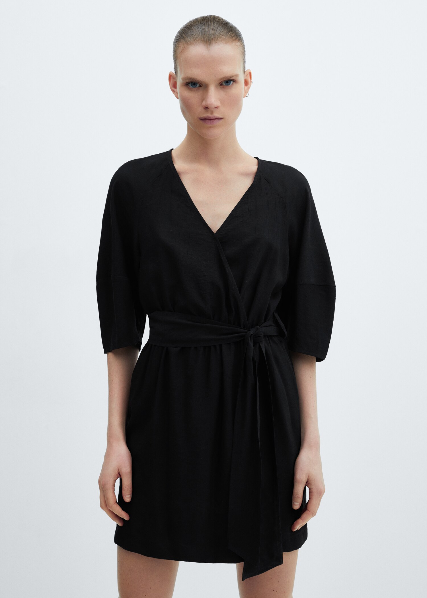 Bow wrap dress - Medium plane