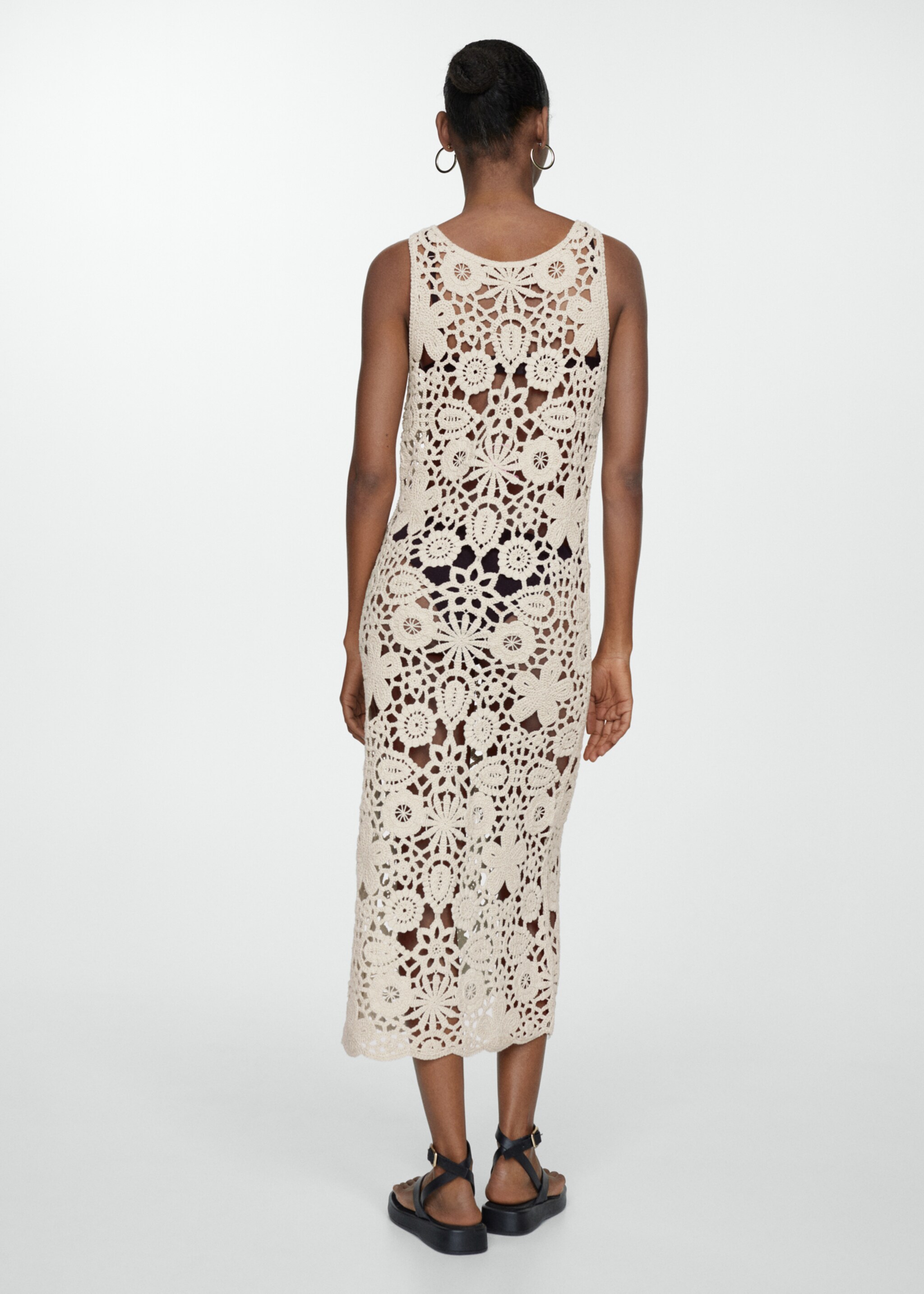 Häkelkleid aus 100 % Baumwolle - Rückseite des Artikels