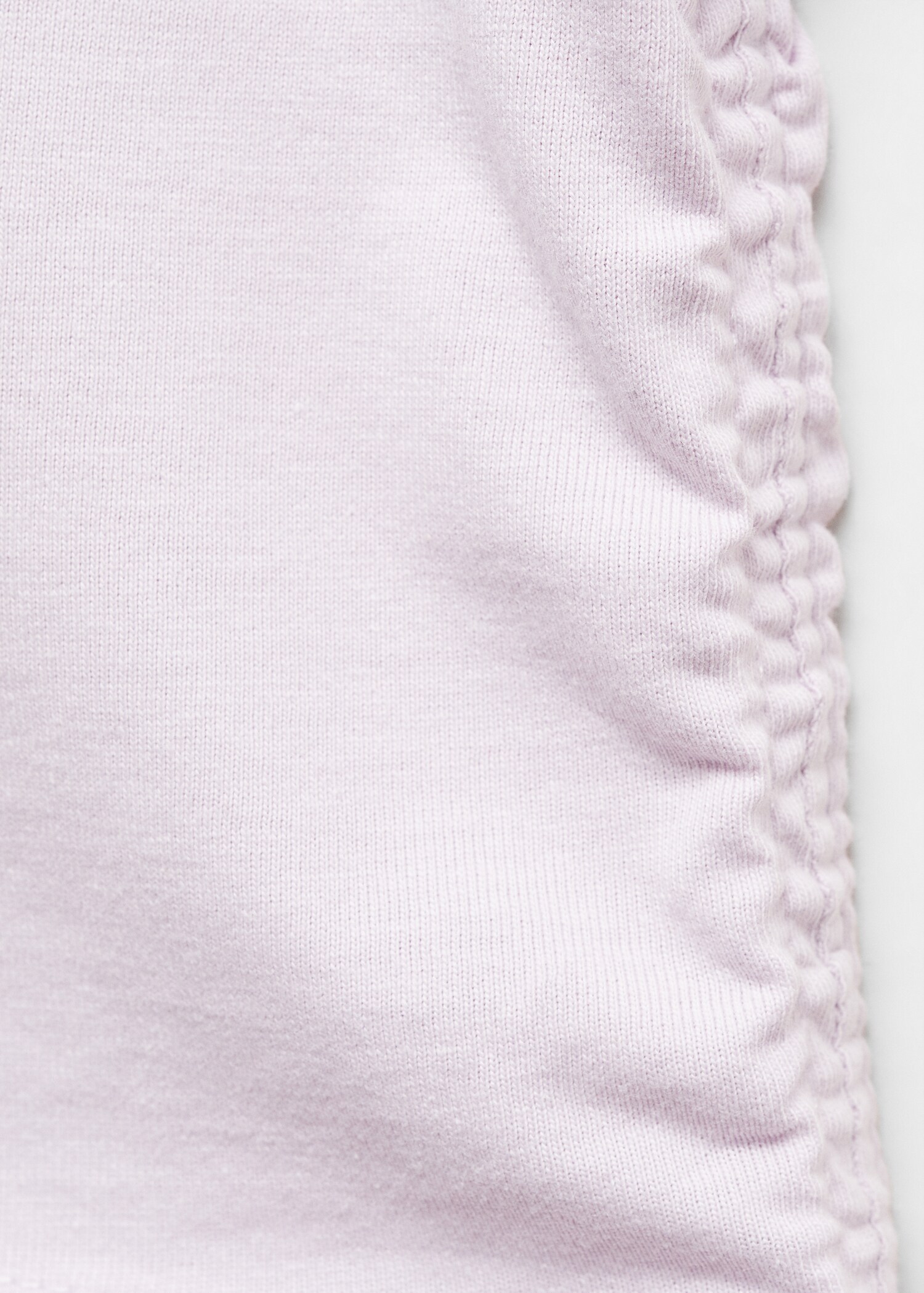 Cotton t-shirt with pucker detail - Details of the article 8