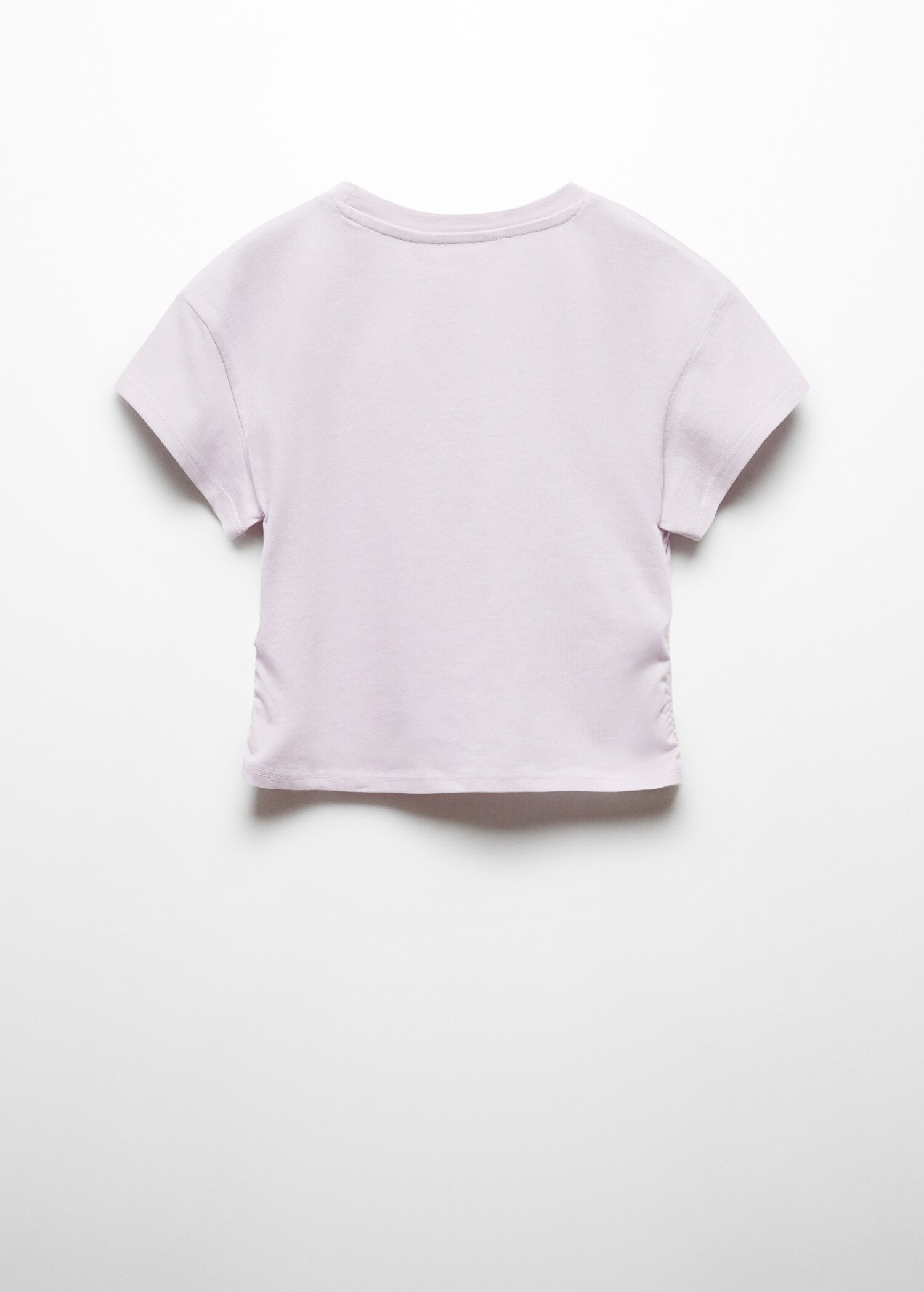 Cotton t-shirt with pucker detail - Reverse of the article