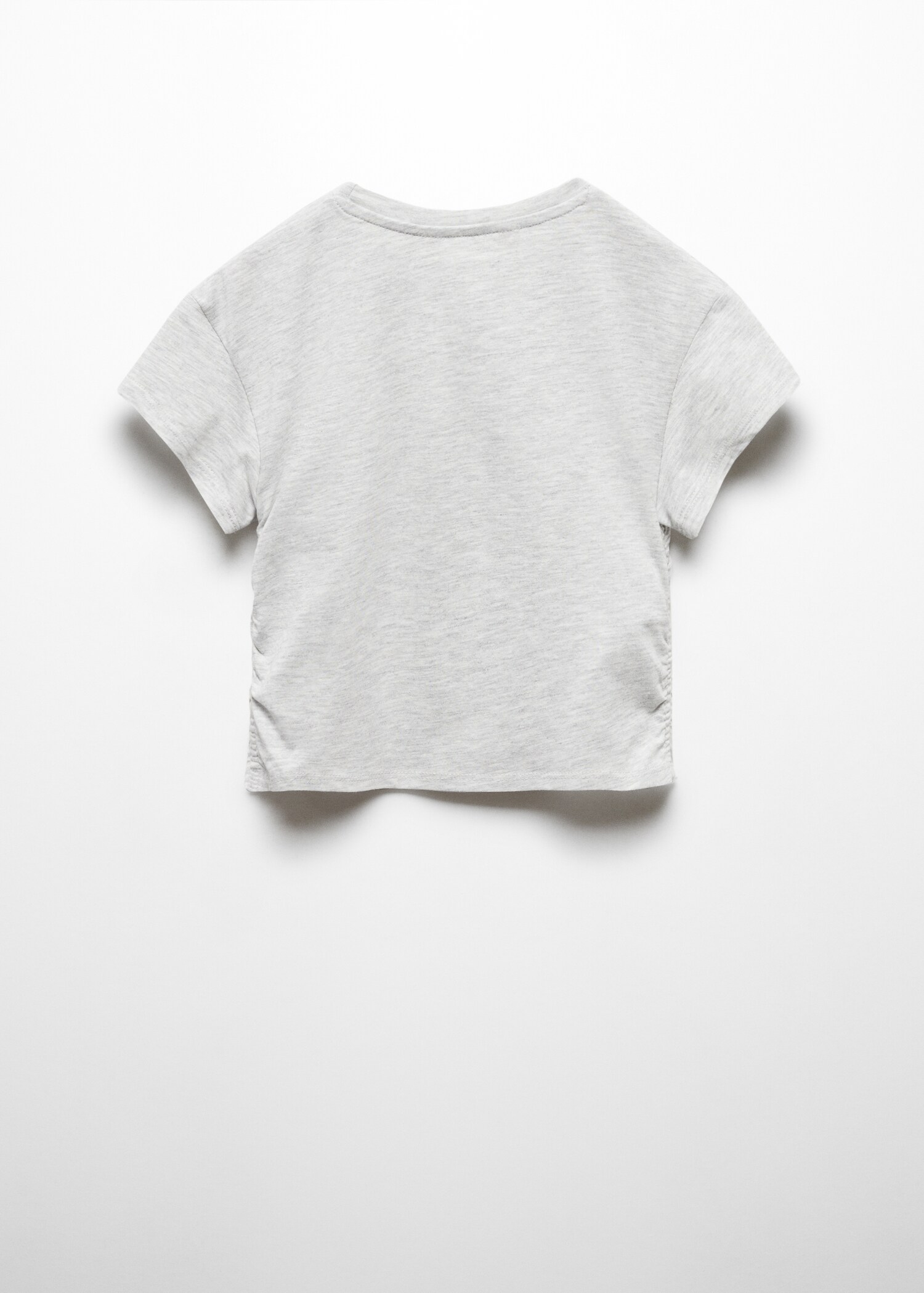 Cotton t-shirt with pucker detail - Reverse of the article