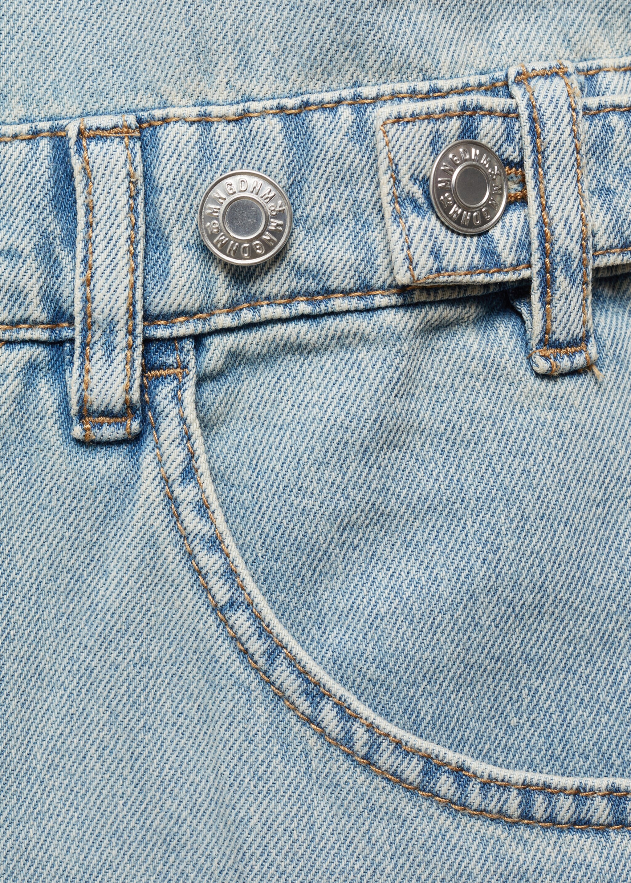 Salopetă din denim multipozițională cu nasturi - Detaliu al articolului 8