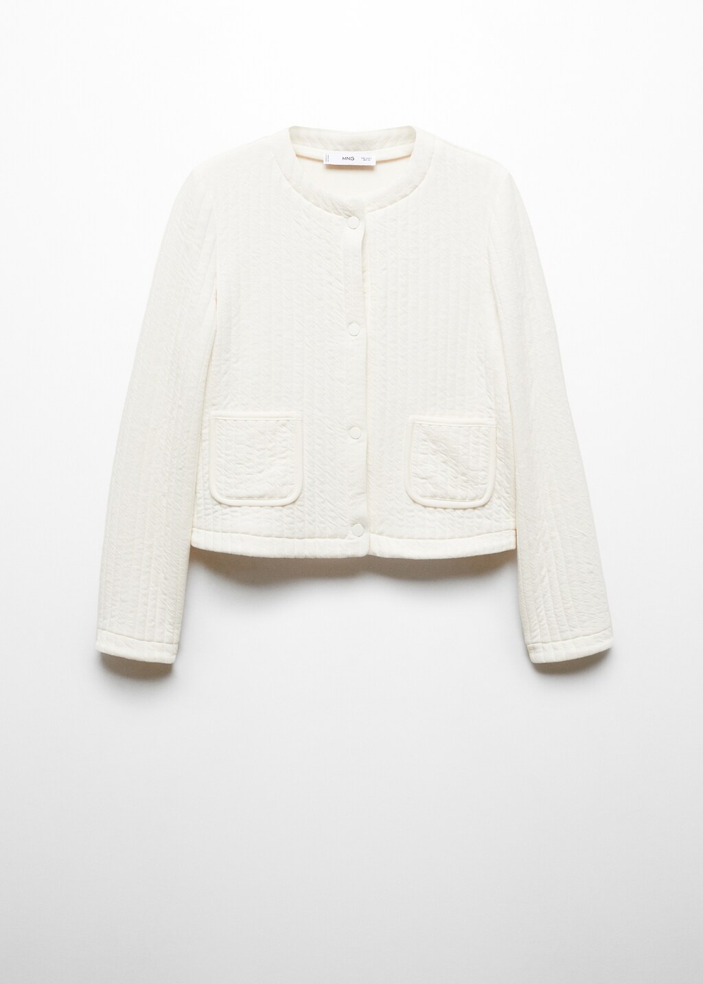 Pocket textured jacket - Women | MANGO OUTLET USA