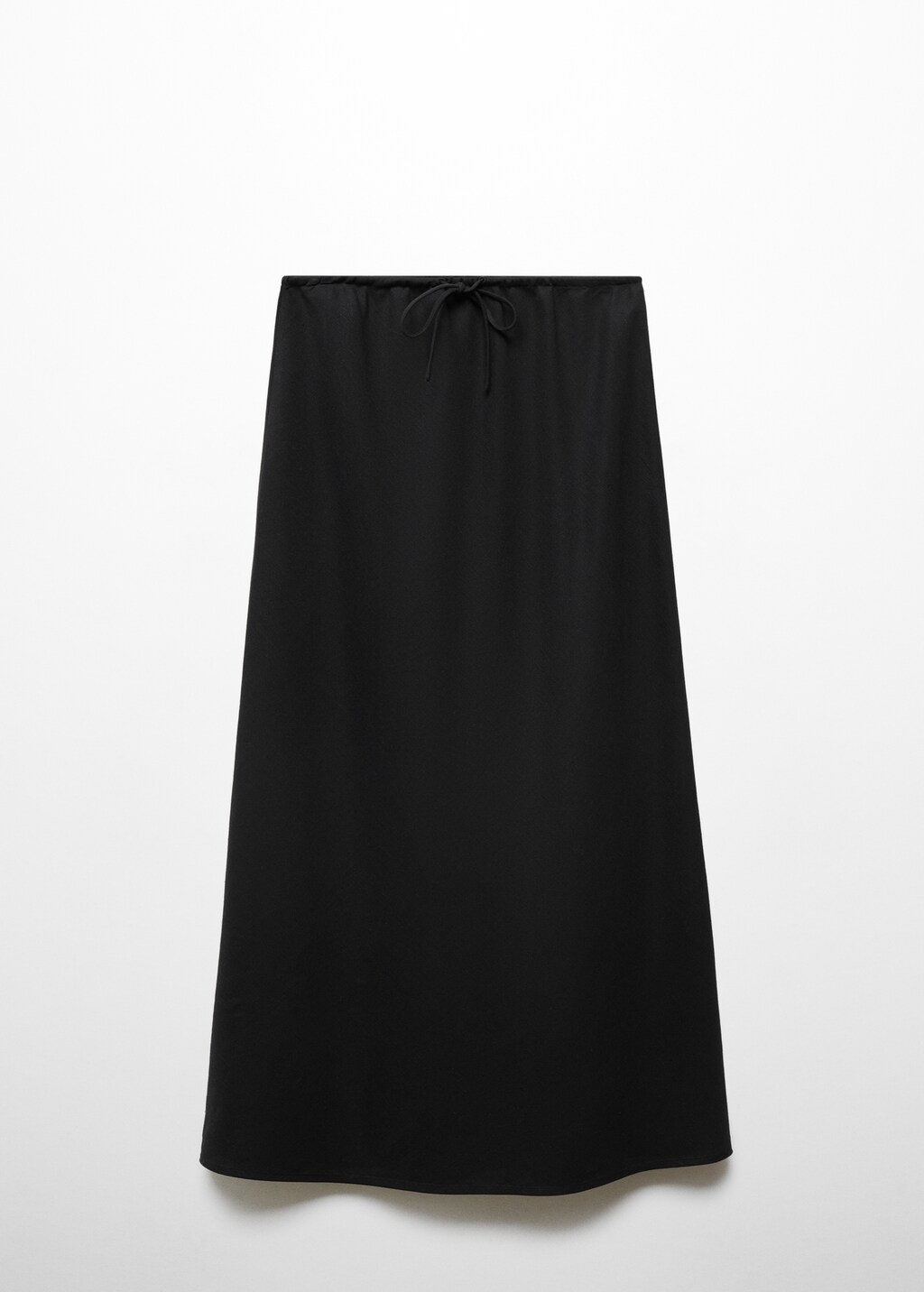Long skirt with adjustable bow - Women | MANGO OUTLET USA