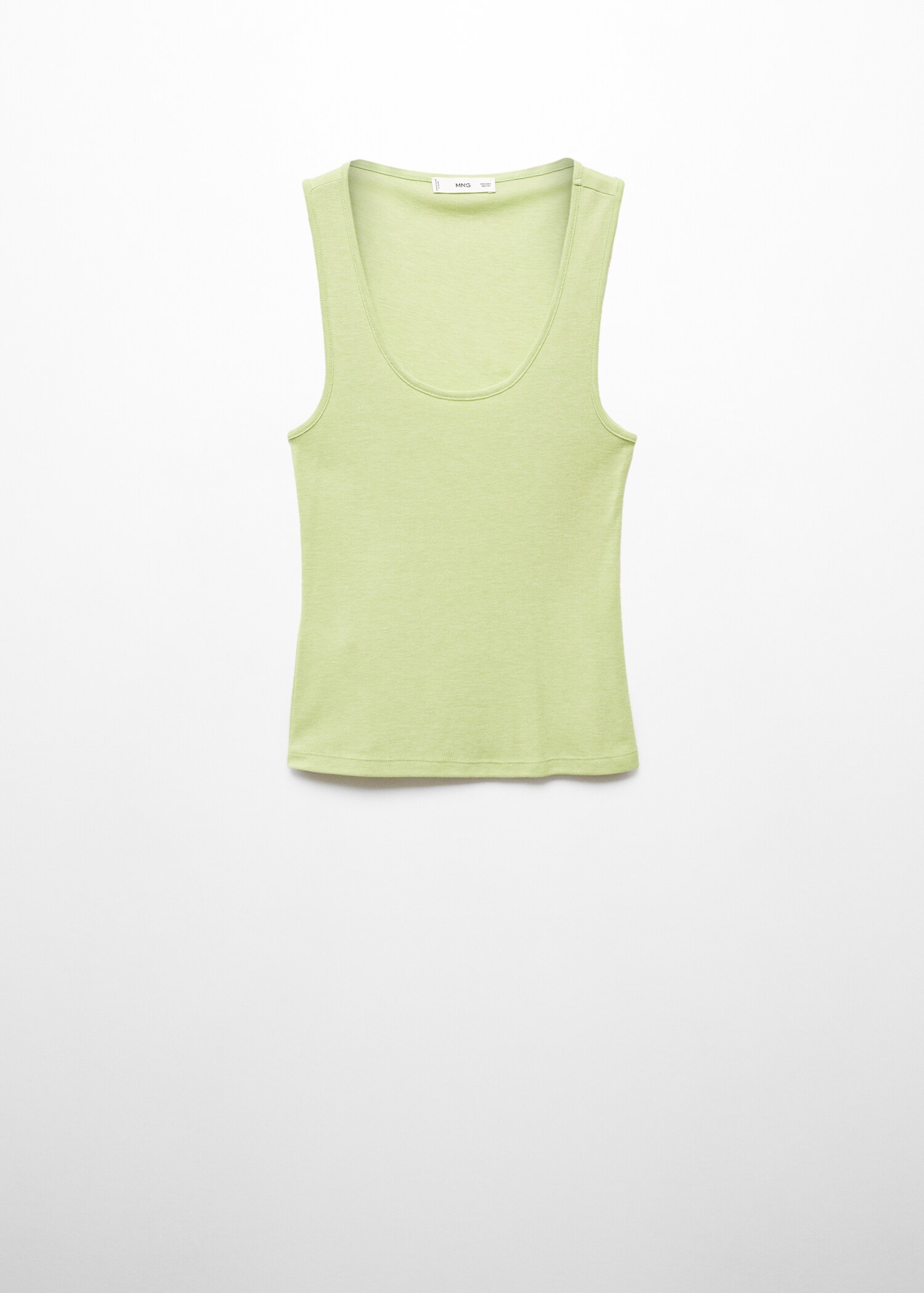 Knitted top with wide straps - Article without model