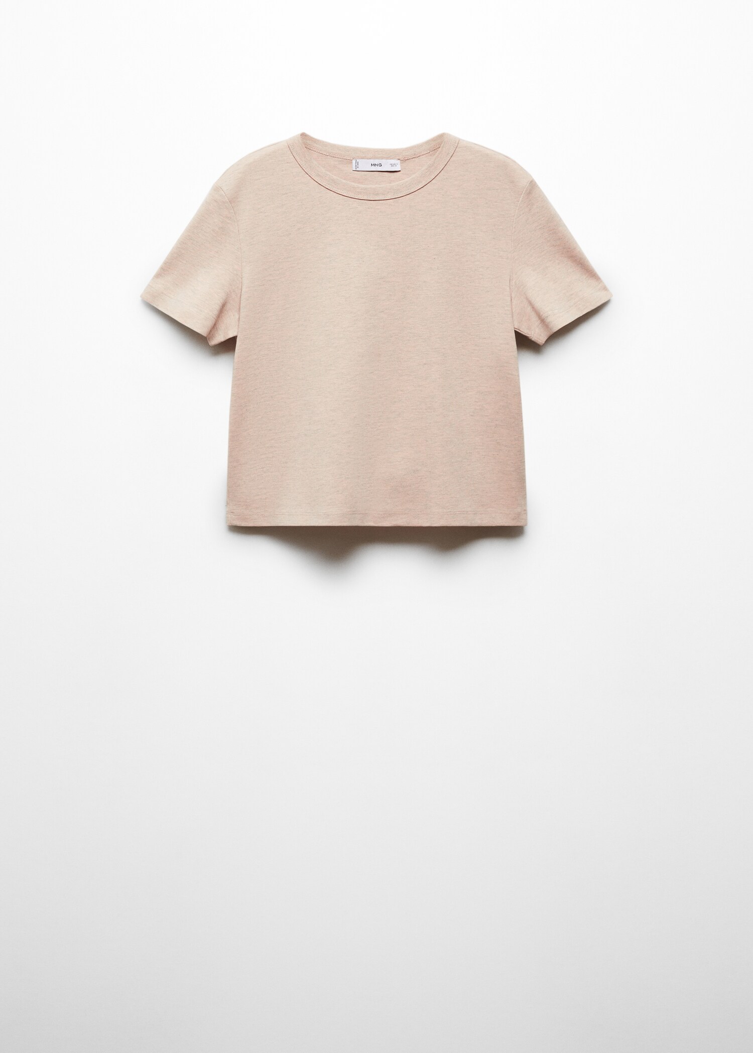 Short-sleeved cotton t-shirt - Article without model