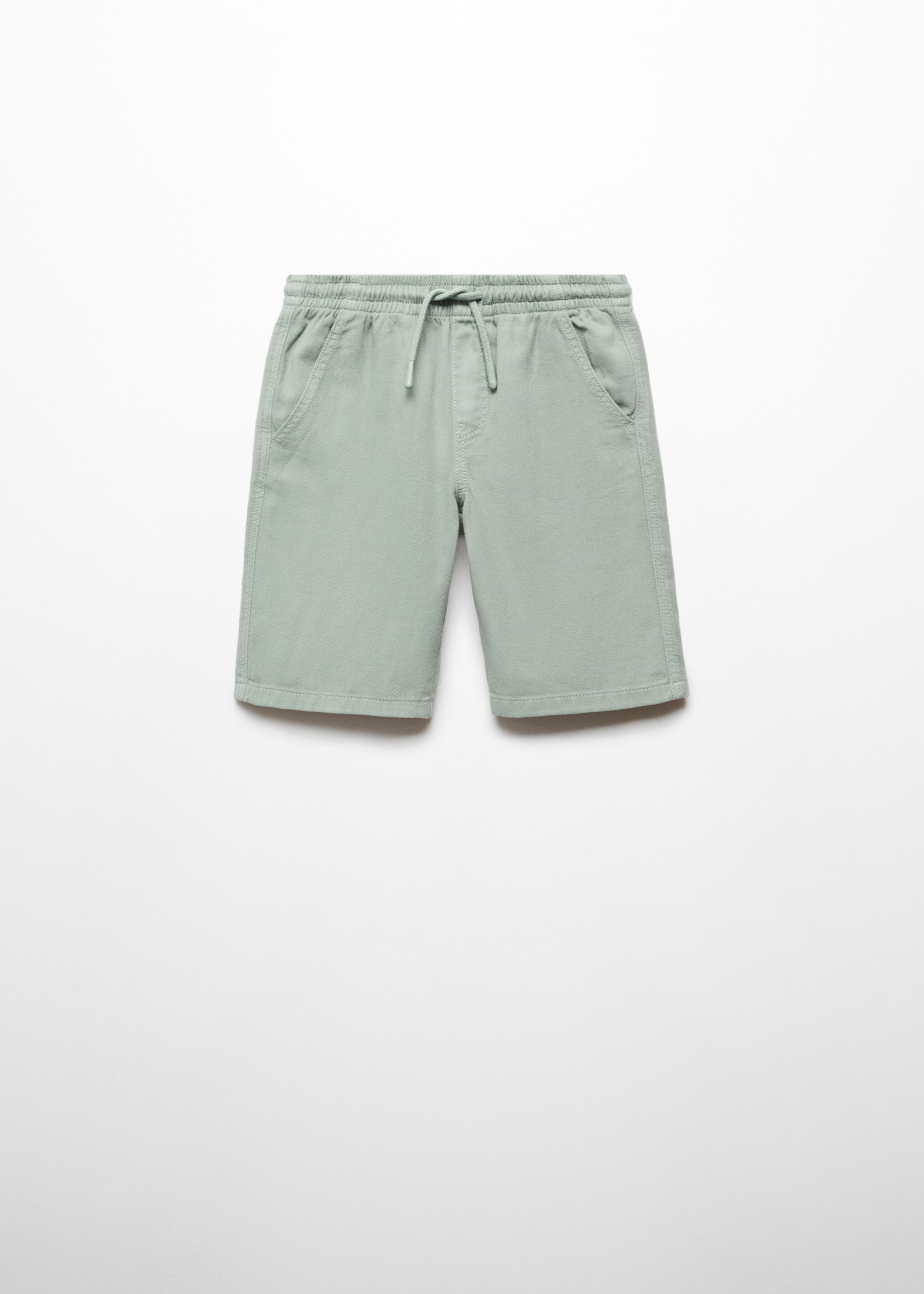 Elastic waist Bermuda shorts - Article without model