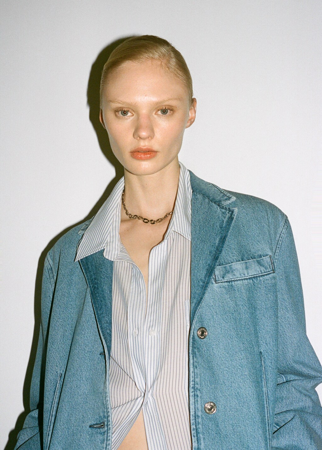 極美品✨アメリ BACK DENIM DETAIL BLAZER ジャケット M BACK DENIM DETAIL BLAZER（テーラードジャケット）｜Ameri