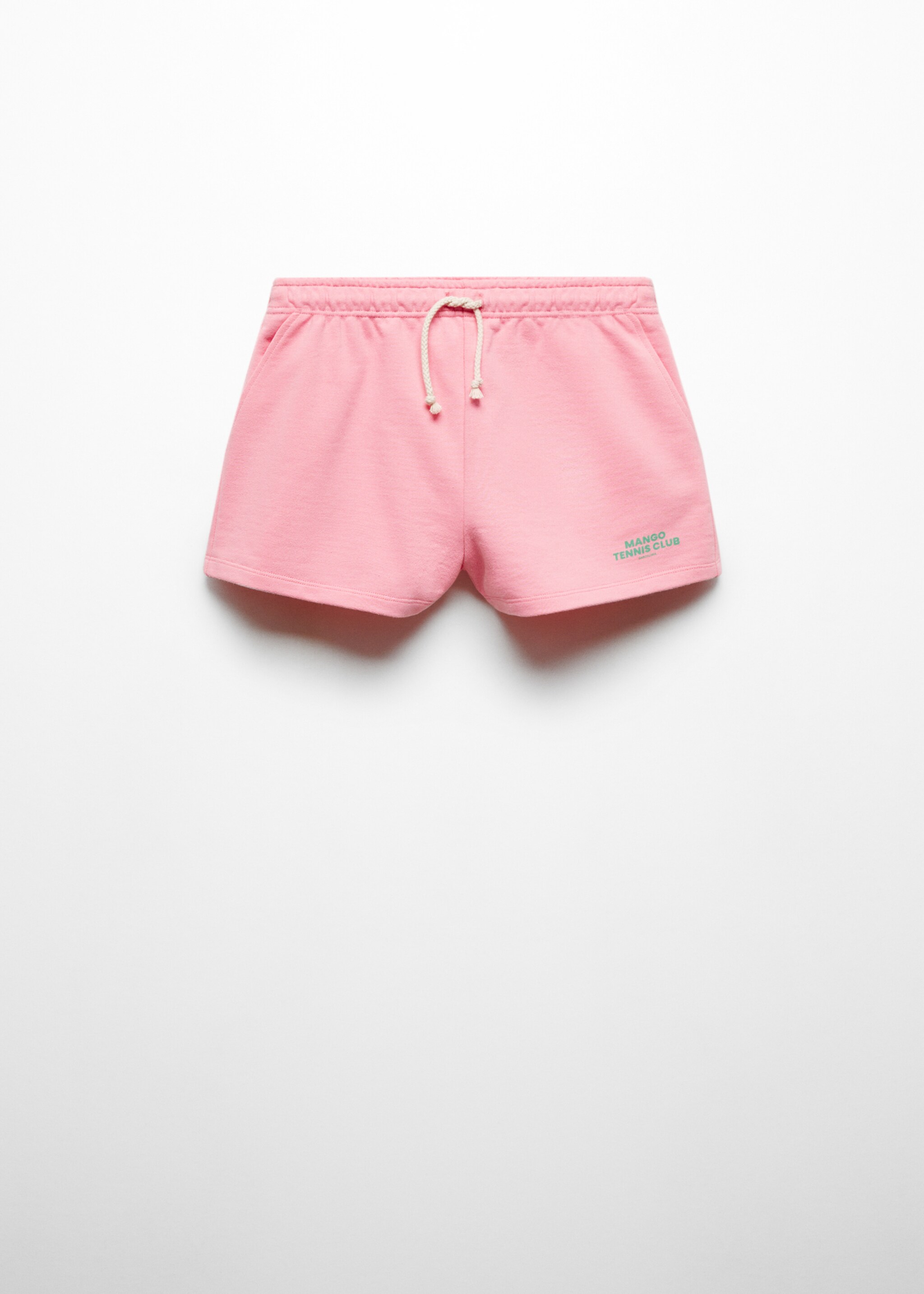 Knitted shorts with logo - Article without model