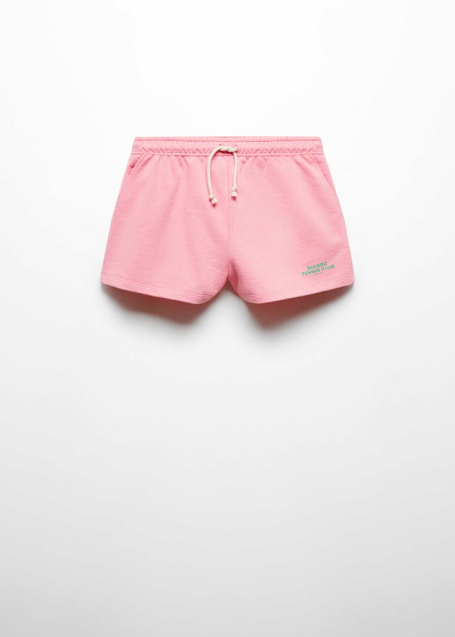 Knitted shorts with logo - Article without model