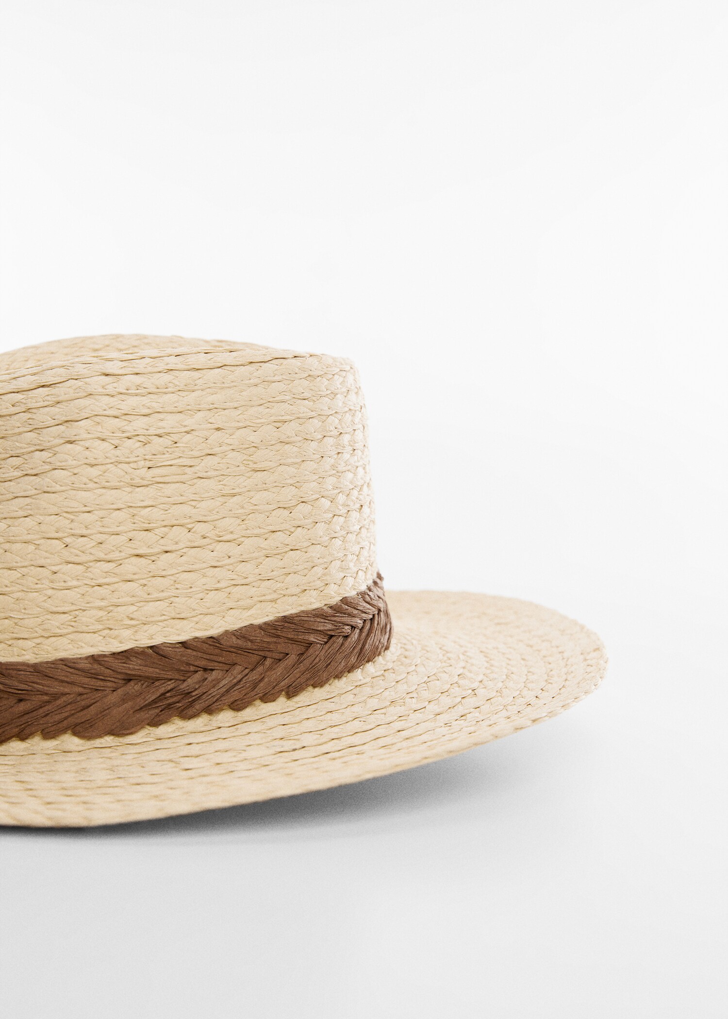 Braided hat with ribbon - Details of the article 1