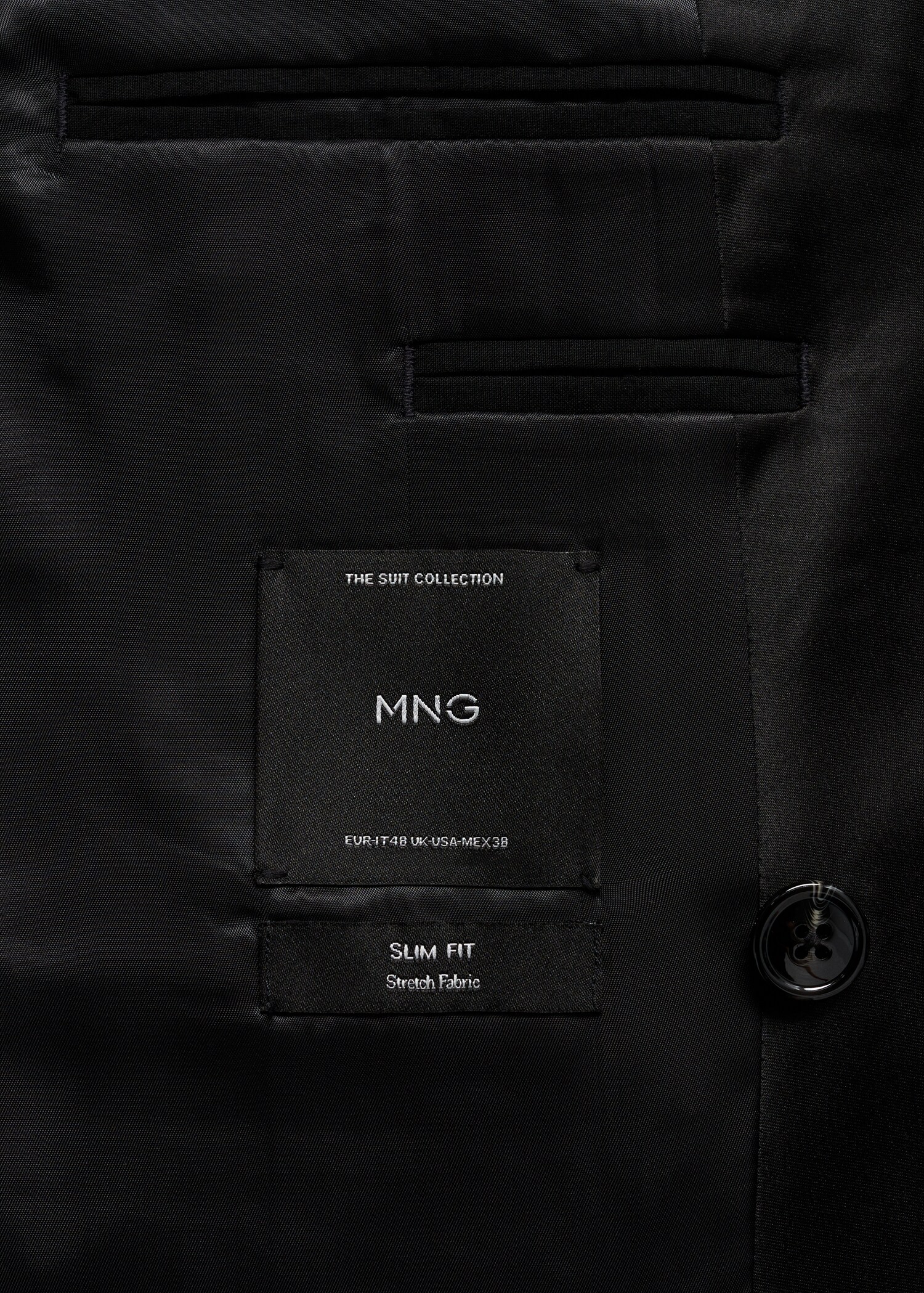 Kavaj slim fit comfort stretch-material - Detaljer om artikeln 0