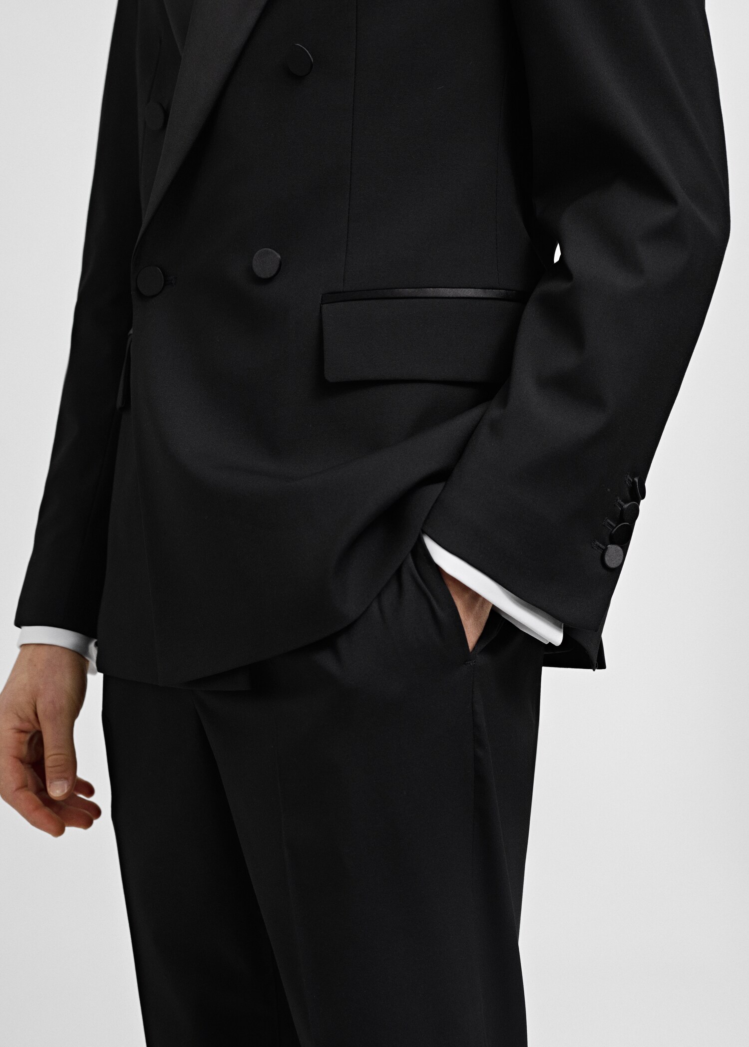 Kavaj slim fit comfort stretch-material - Detaljer om artikeln 6