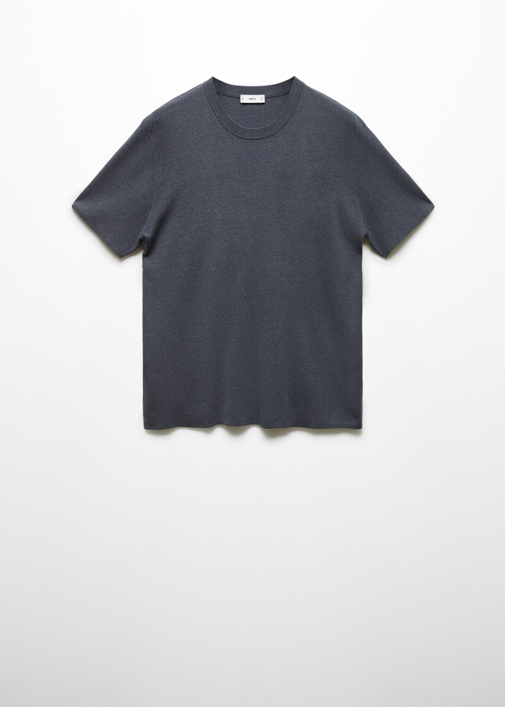 Cotton blend knitted t-shirt - Article without model
