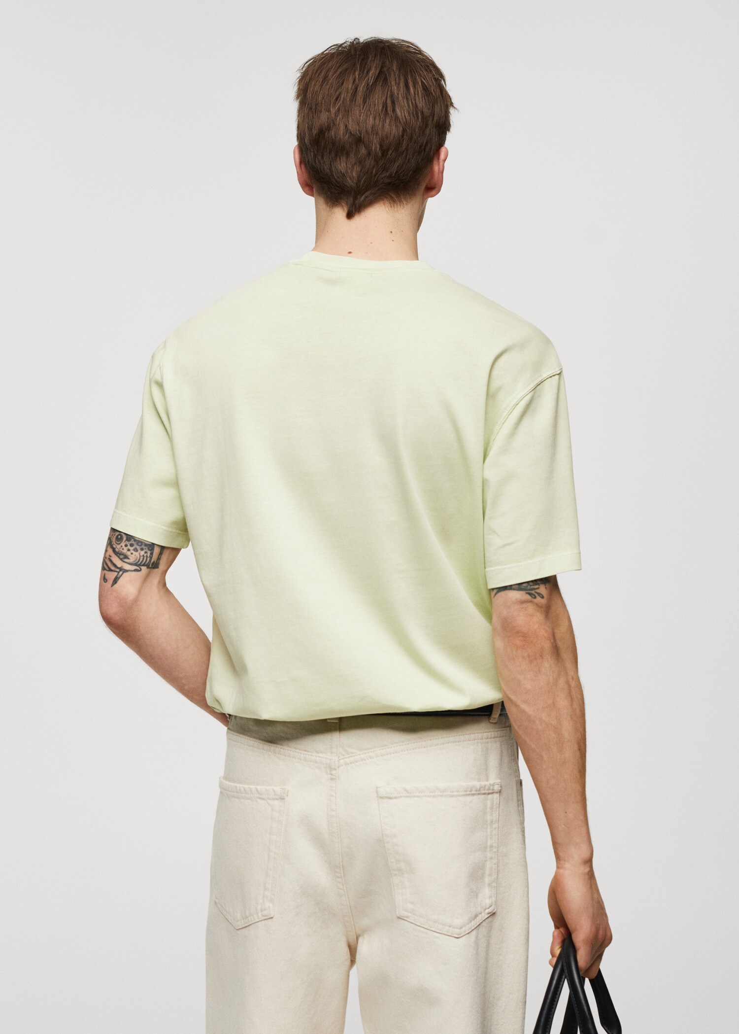 T-shirt 100 % coton relaxed-fit - Verso de l’article