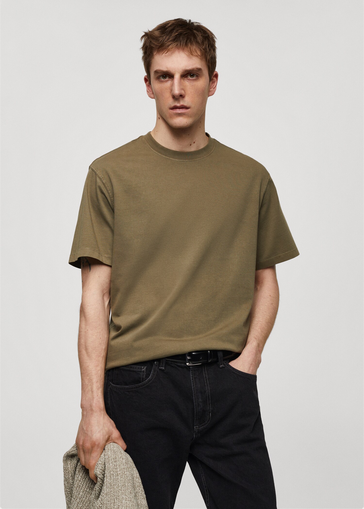 T-shirt 100 % coton relaxed-fit - Plan moyen