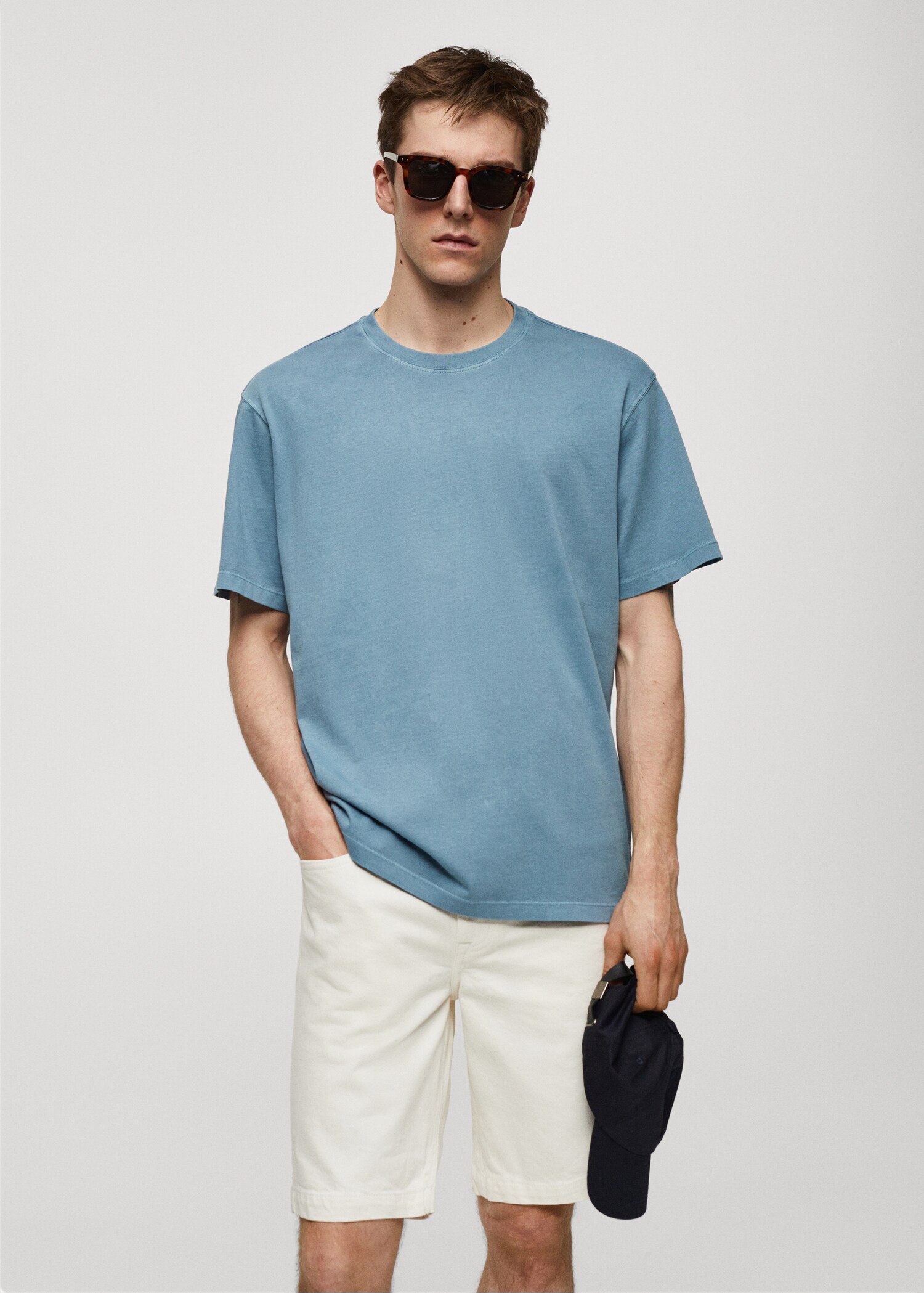 T-shirt 100 % coton relaxed-fit - Plan moyen