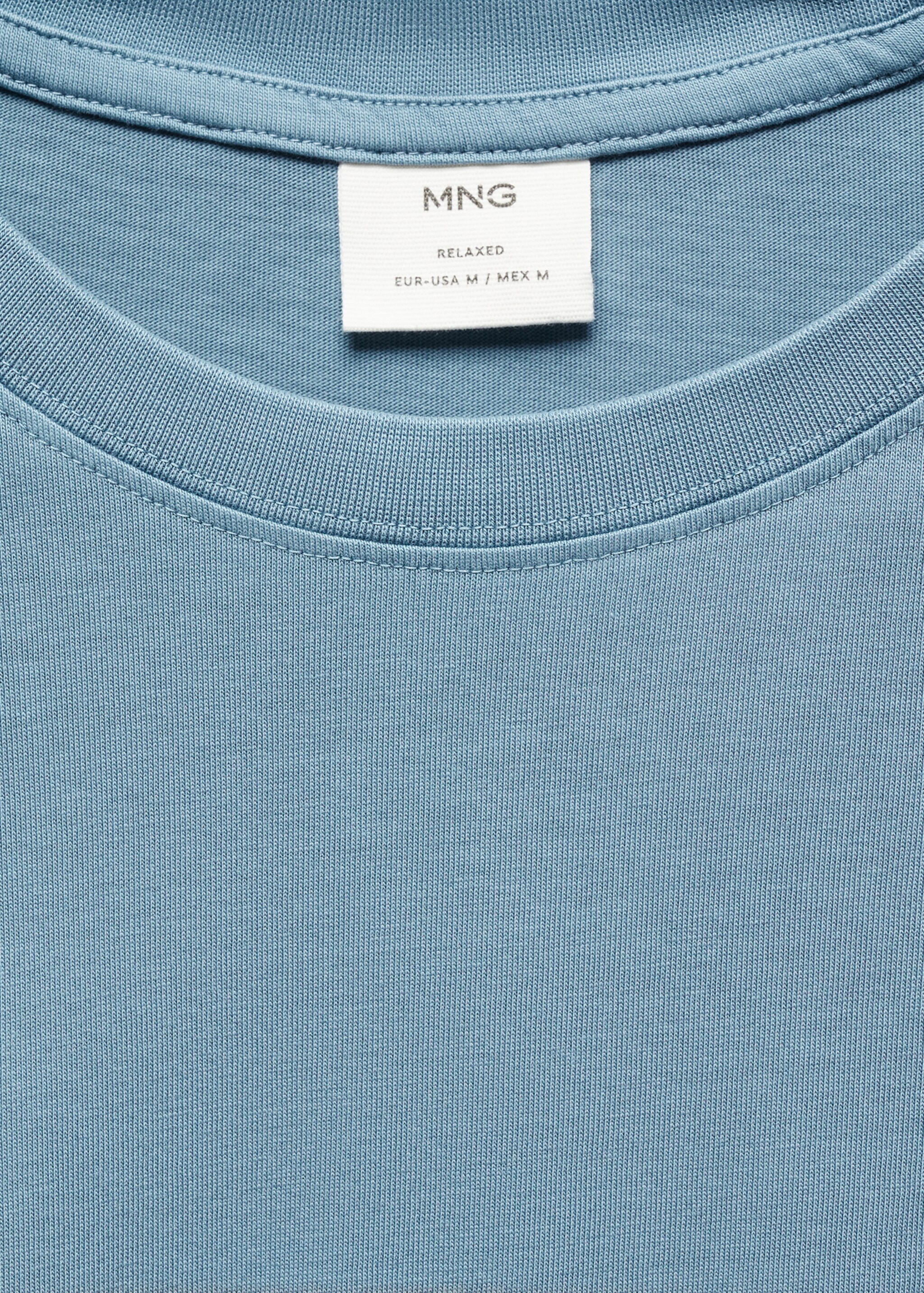 100% cotton relaxed-fit t-shirt - Details of the article 8