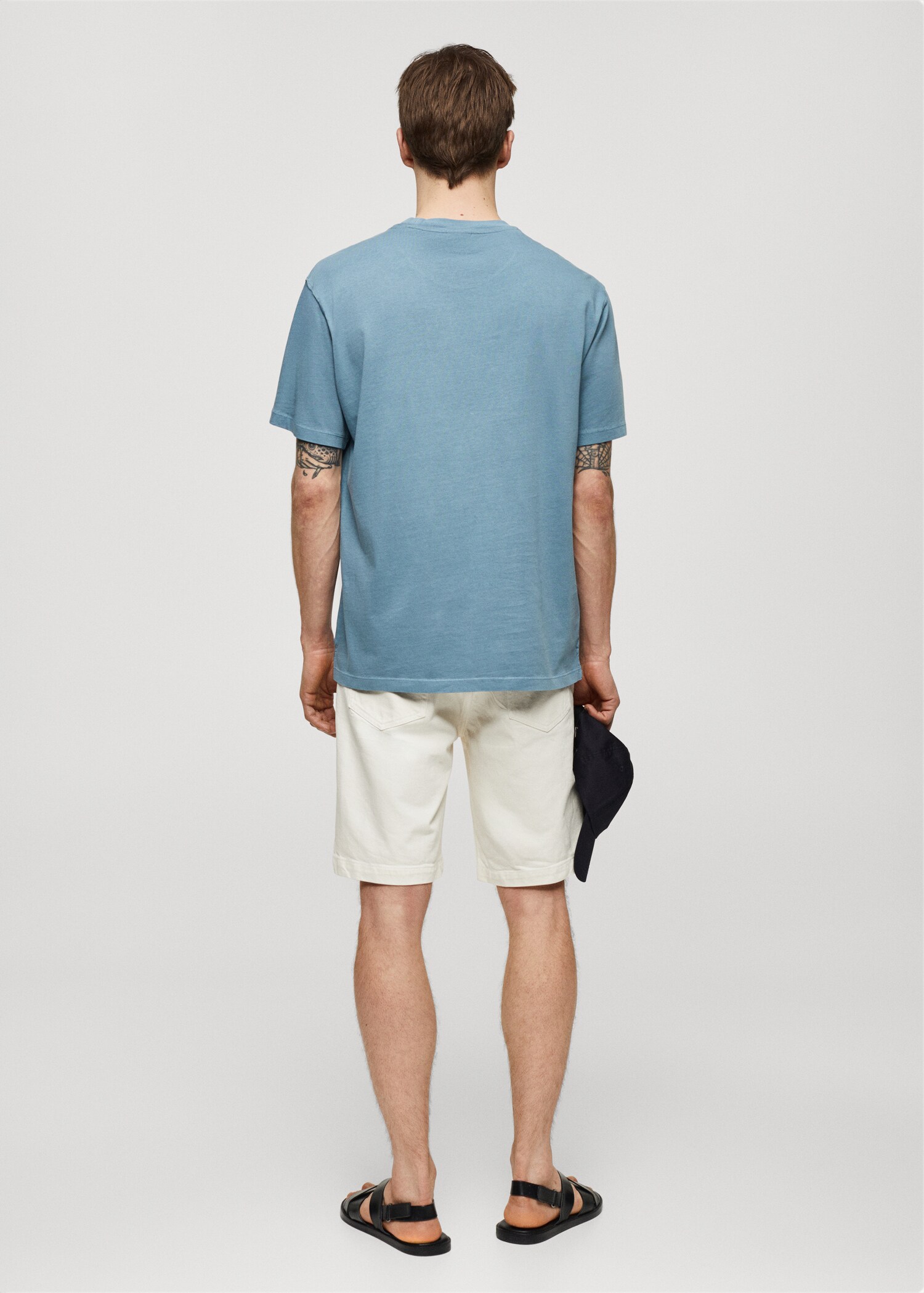T-shirt 100 % coton relaxed-fit - Verso de l’article