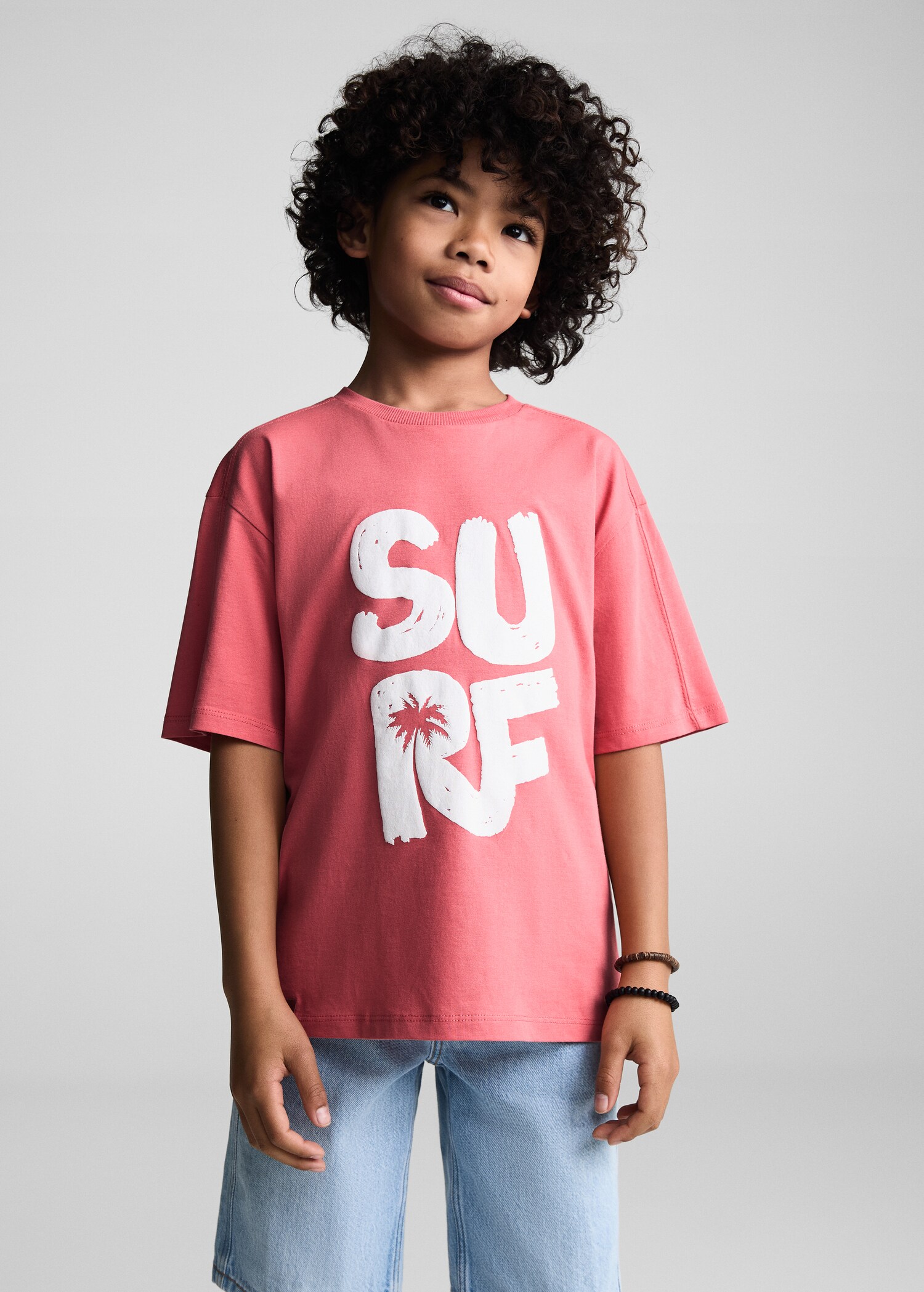 T-Shirt mit Surf-Print - Mittlere Ansicht