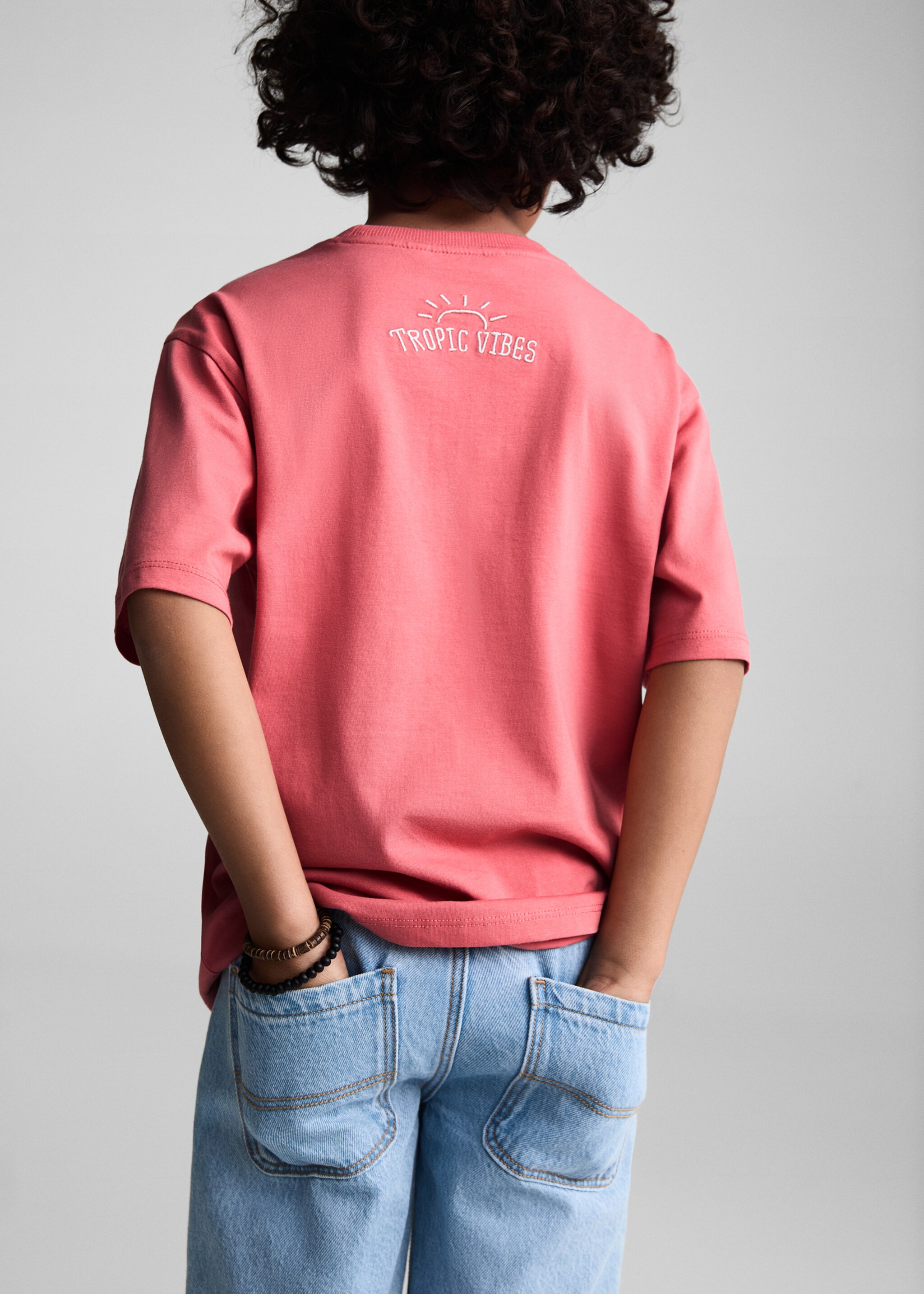 Surf printed t-shirt - Reverse of the article