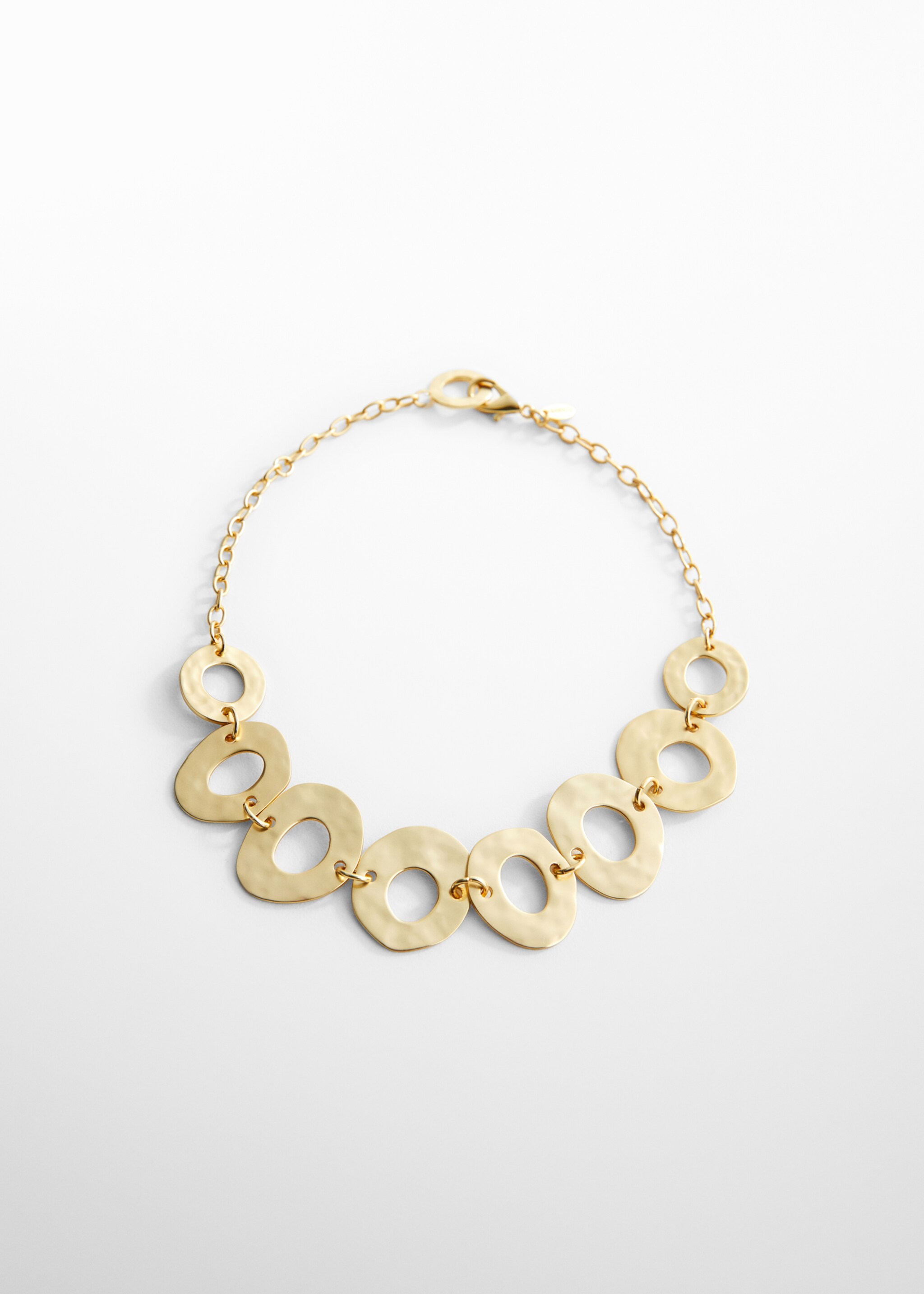 Irregular hoops necklace - Article without model, Gold. Ref: 67057712-00.