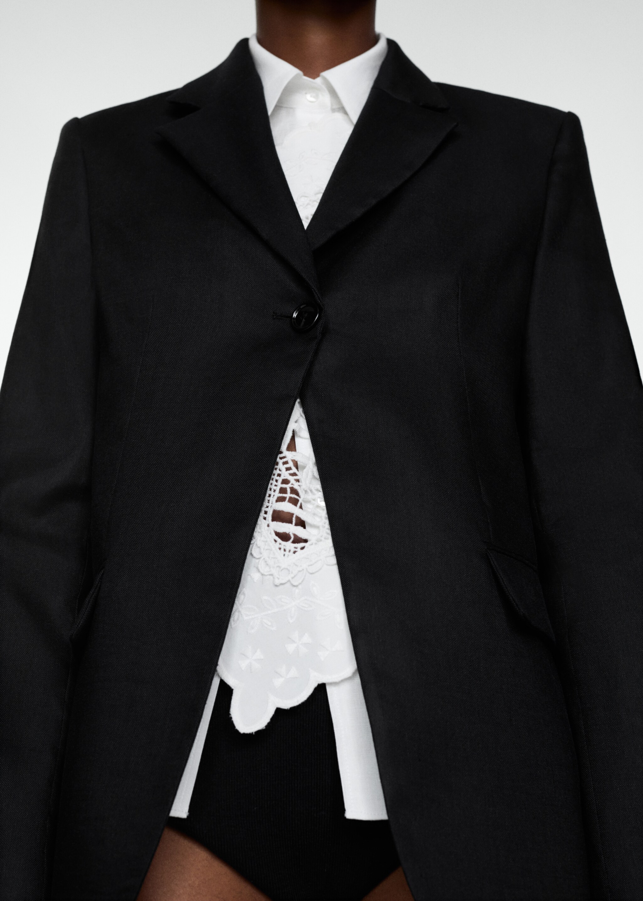 Leinenblazer mit Knopf - Detail des Artikels 6