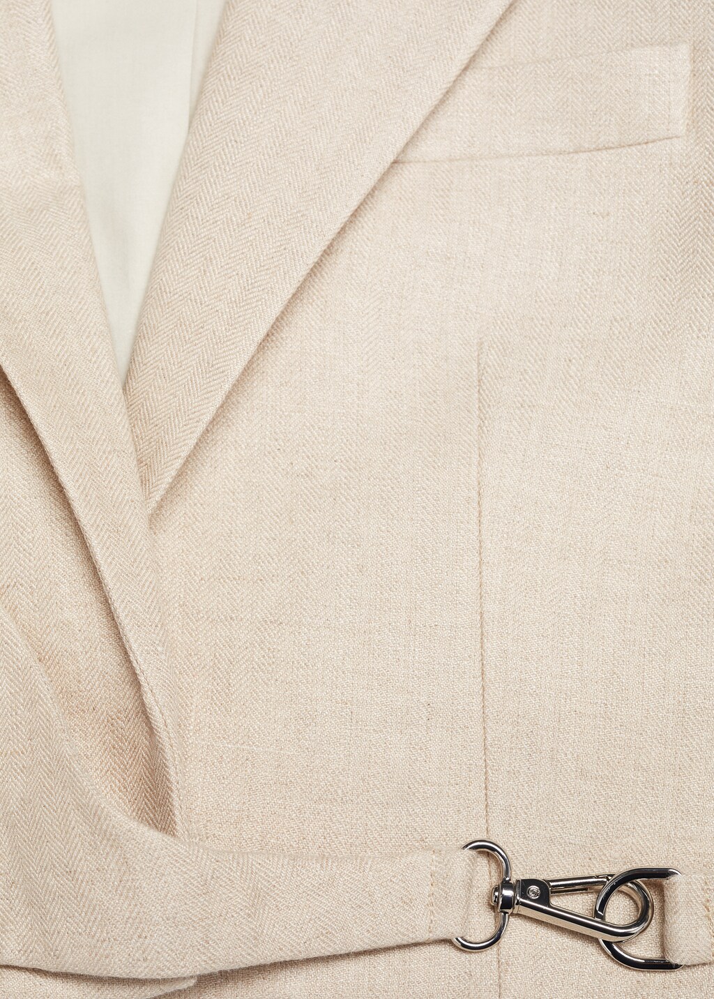 Cropped linen jacket - Women | MANGO OUTLET USA Cropped linen jacket - Women | MANGO OUTLET USA