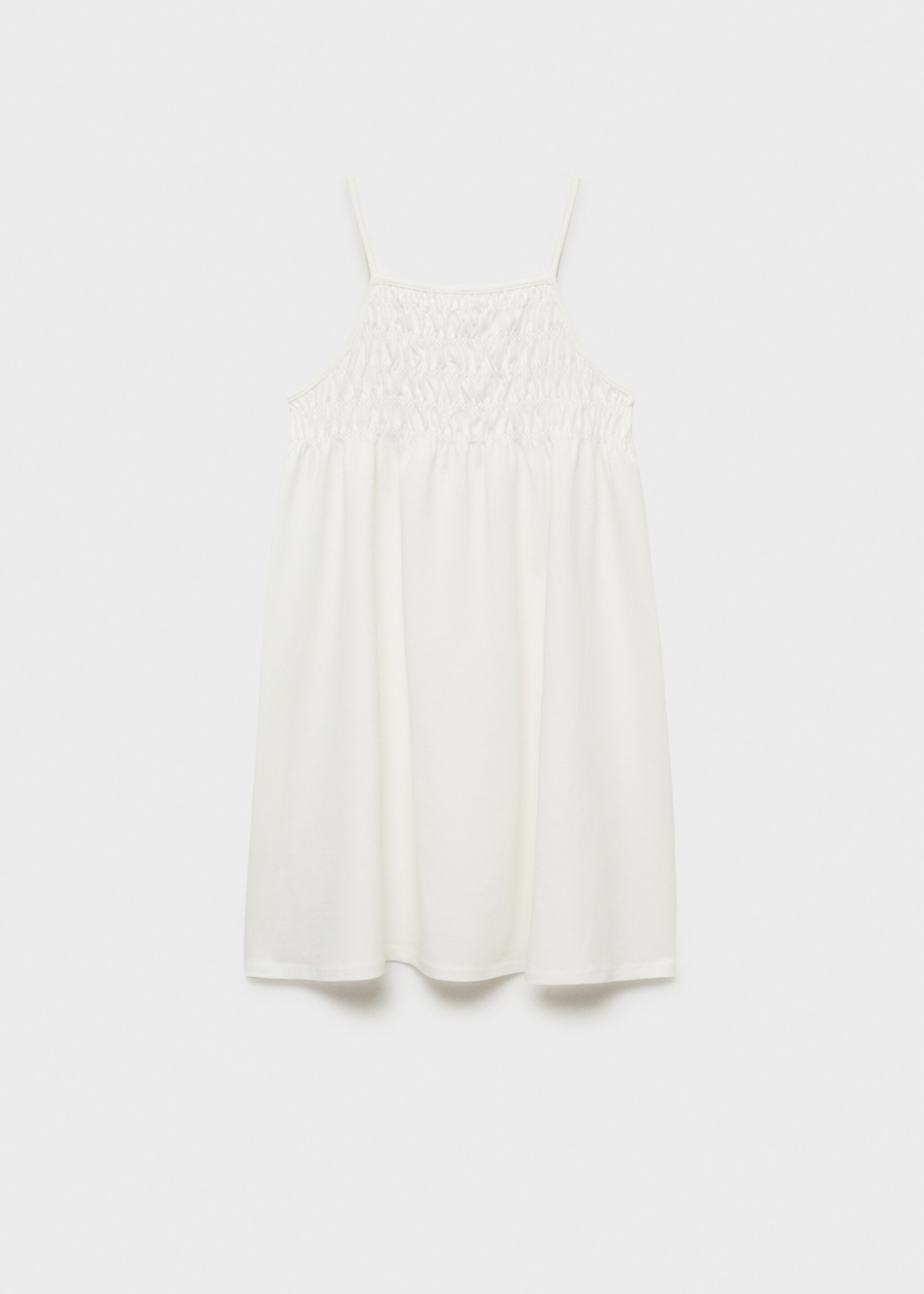 Gathered details dress - Reverse of the article