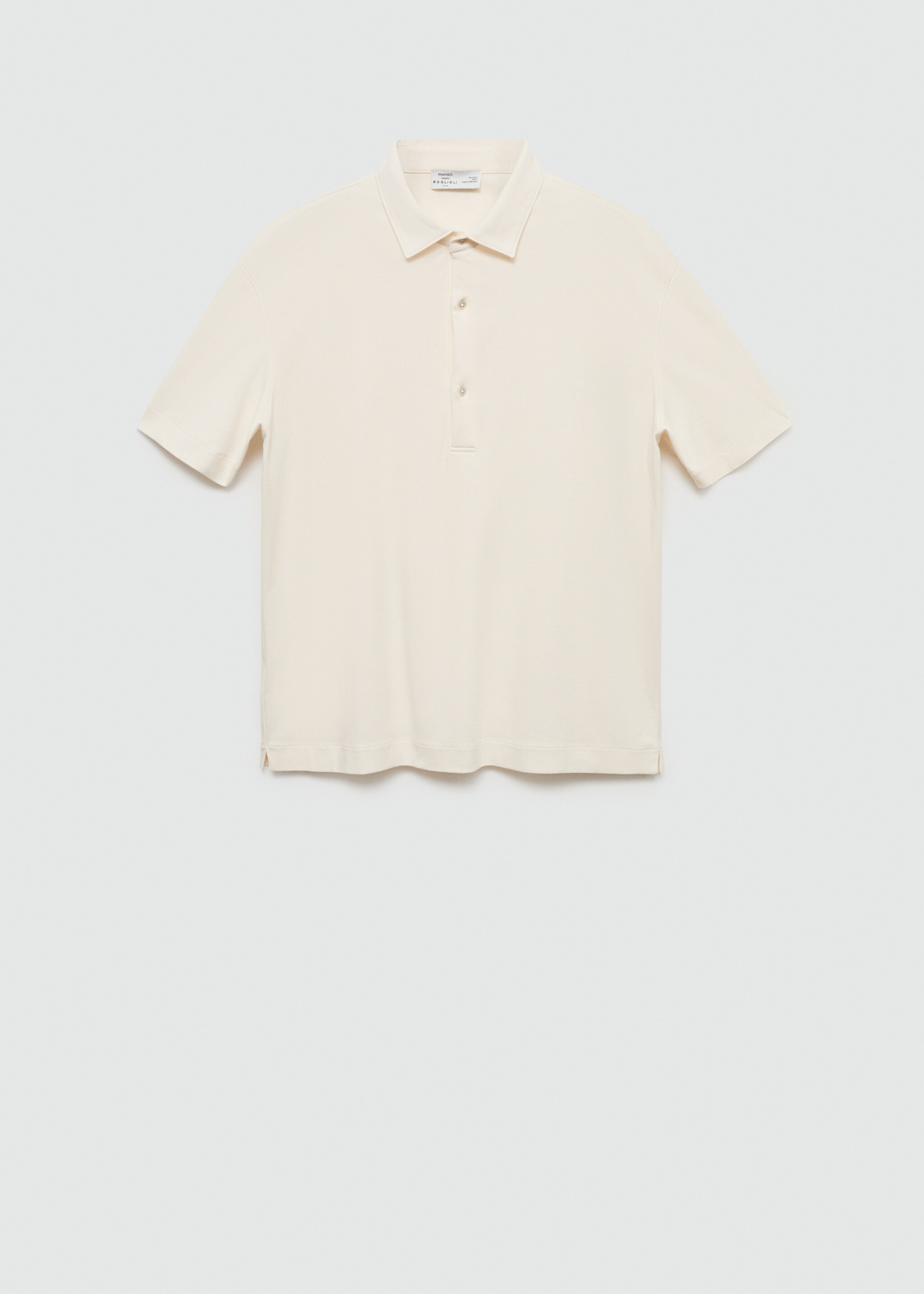 Polo slim fit 100% cotó - Article sense model, Cru. Ref: 67057929-00.