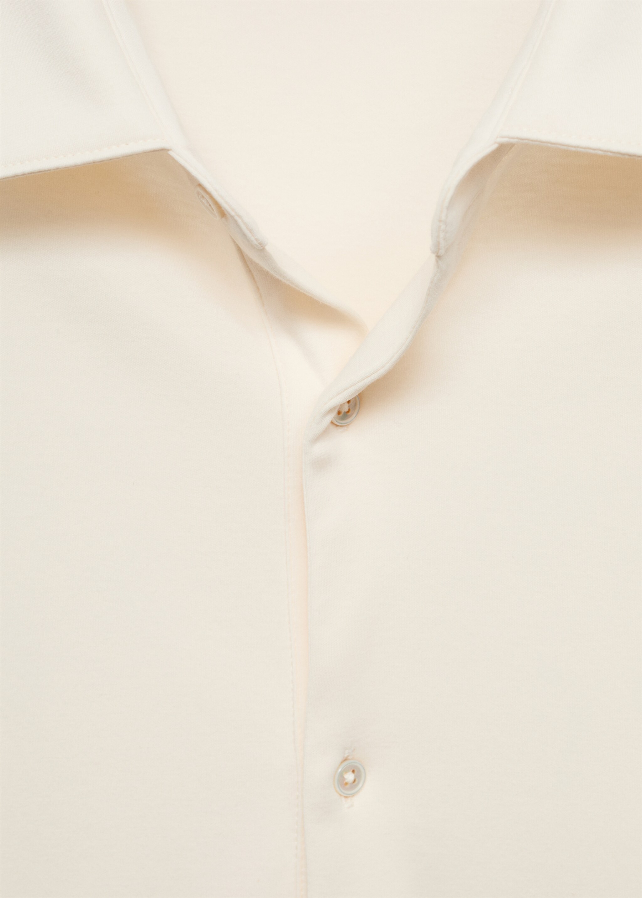 Polo slim fit 100% cotó - Detall de l'article 8, Cru. Ref: 67057929-00.